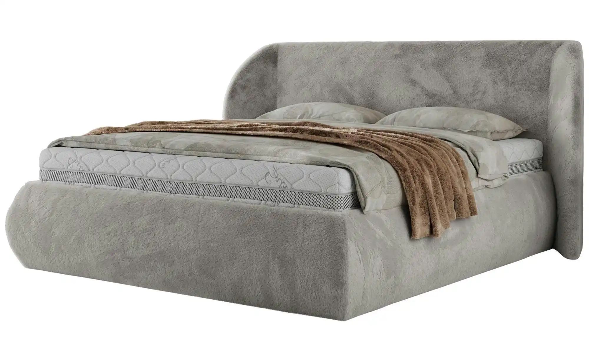Polsterbett mit Bettkasten Caela Classic ¦ grau ¦ Maße (cm): B: 225 H: 110 Betten > Polsterbetten - Höffner