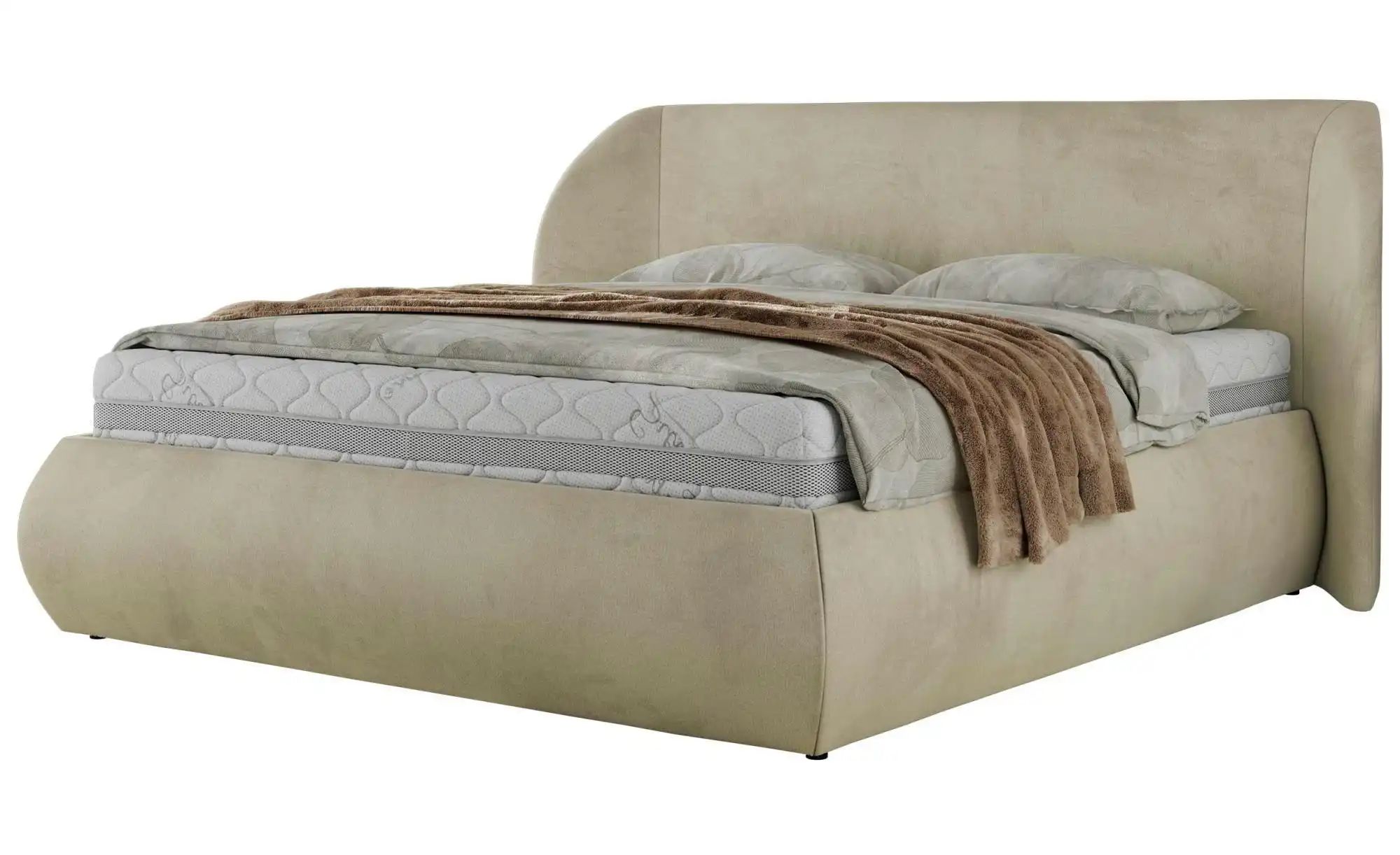 Polsterbett mit Bettkasten Caela Classic ¦ beige ¦ Maße (cm): B: 245 H: 110 Betten > Polsterbetten - Höffner
