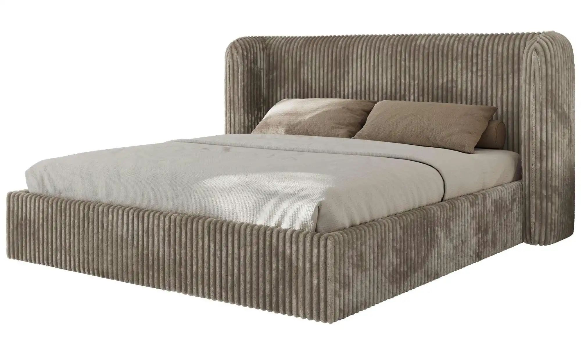 Polsterbett mit Lattenrost Emora Classic ¦ braun ¦ Maße (cm): B: 243 H: 111 Betten > Polsterbetten - Höffner