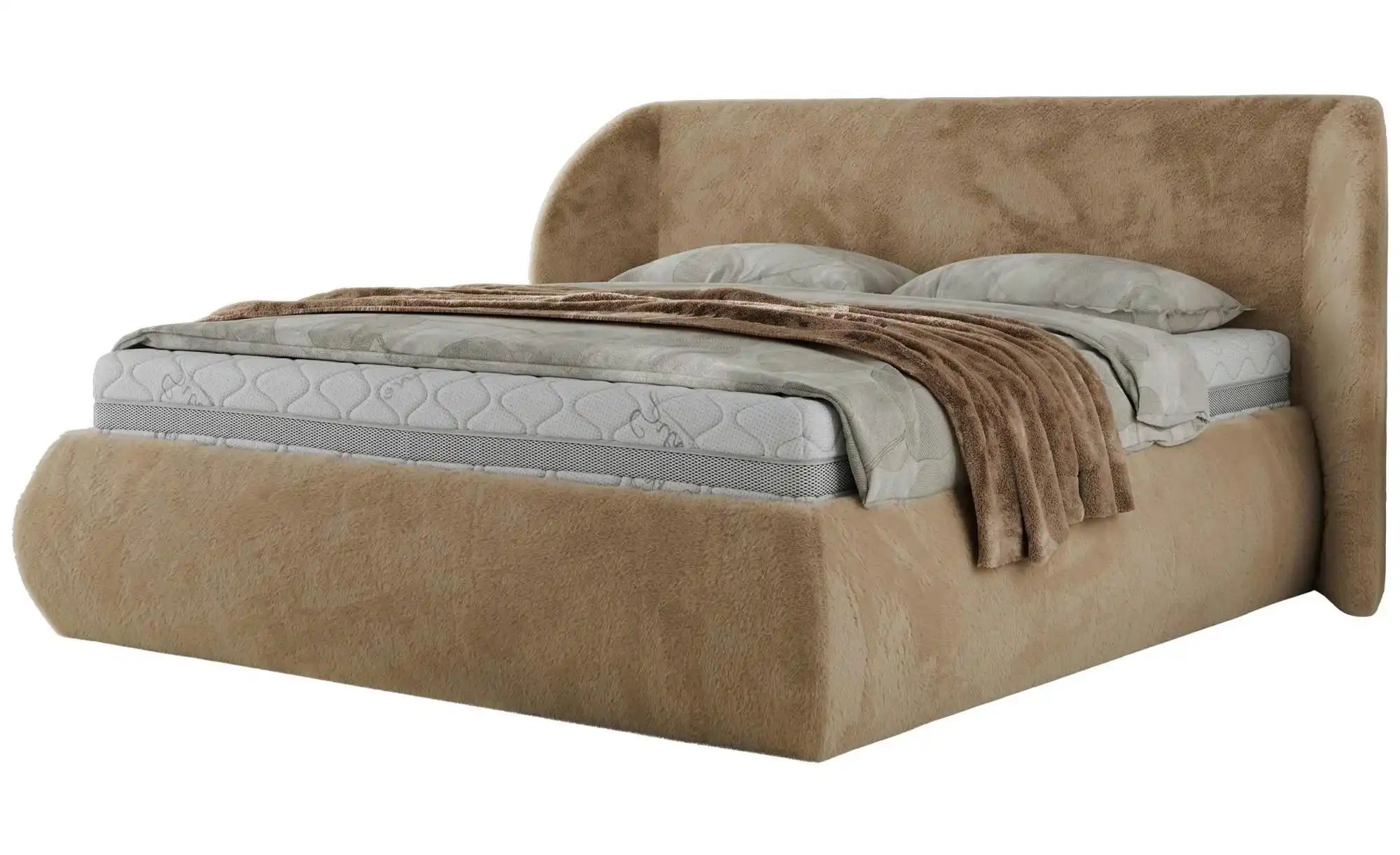 Polsterbett mit Bettkasten Caela Classic ¦ beige ¦ Maße (cm): B: 205 H: 110 Betten > Polsterbetten - Höffner