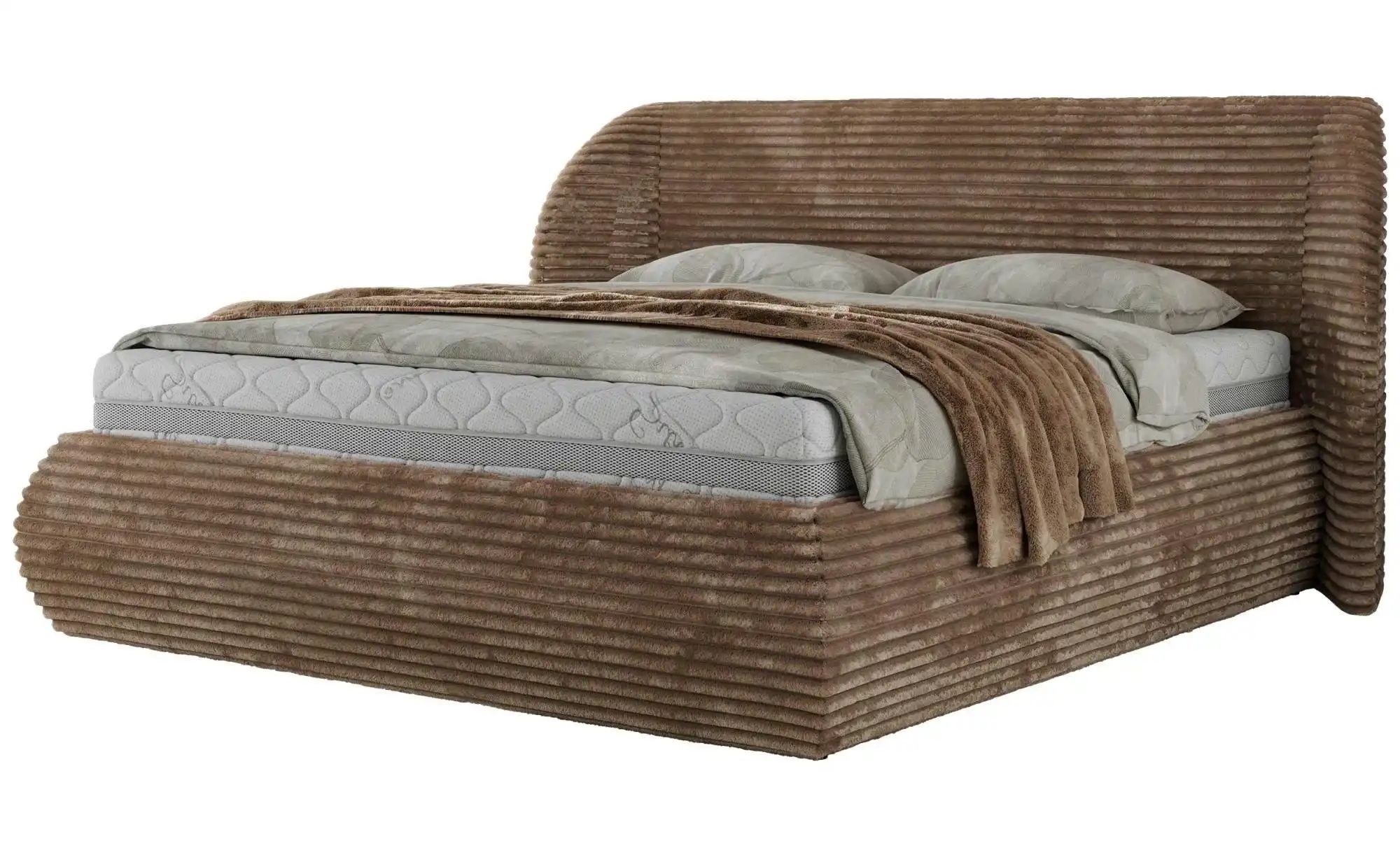 Polsterbett mit Bettkasten Caela Classic ¦ braun ¦ Maße (cm): B: 205 H: 110 Betten > Polsterbetten - Höffner