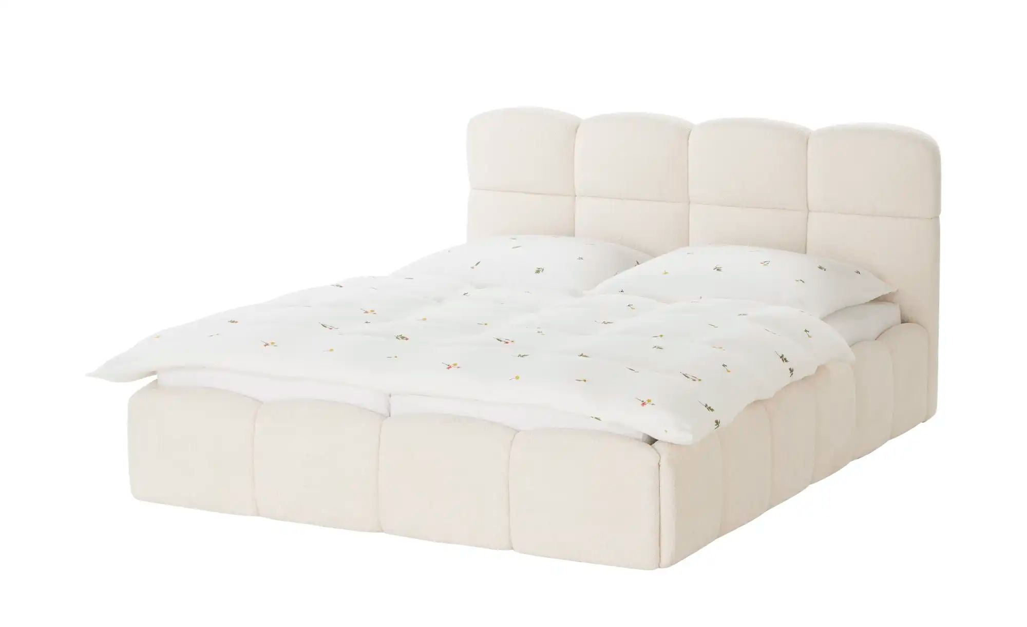 Polsterbett mit Bettkasten Dronfield ¦ beige ¦ Maße (cm): B: 158 H: 100 Betten > Polsterbetten - Höffner
