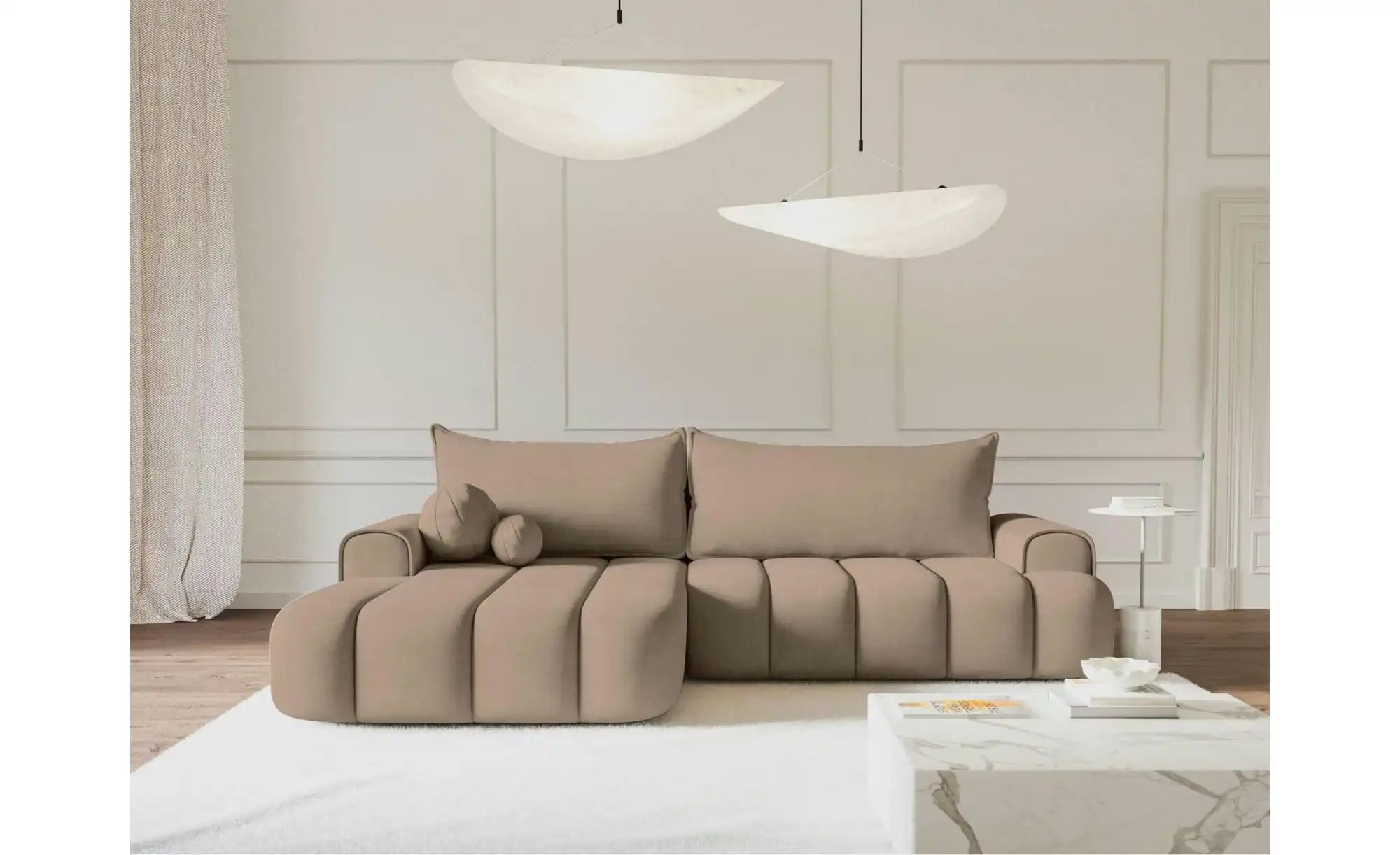 Thumbnail - Selsey Ecksofa mit Schlaffunktion Dandelino ¦ beige ¦ Maße (cm): B: 275 H: 80 Polstermöbel > Sofas > Ecksofas - Höffner