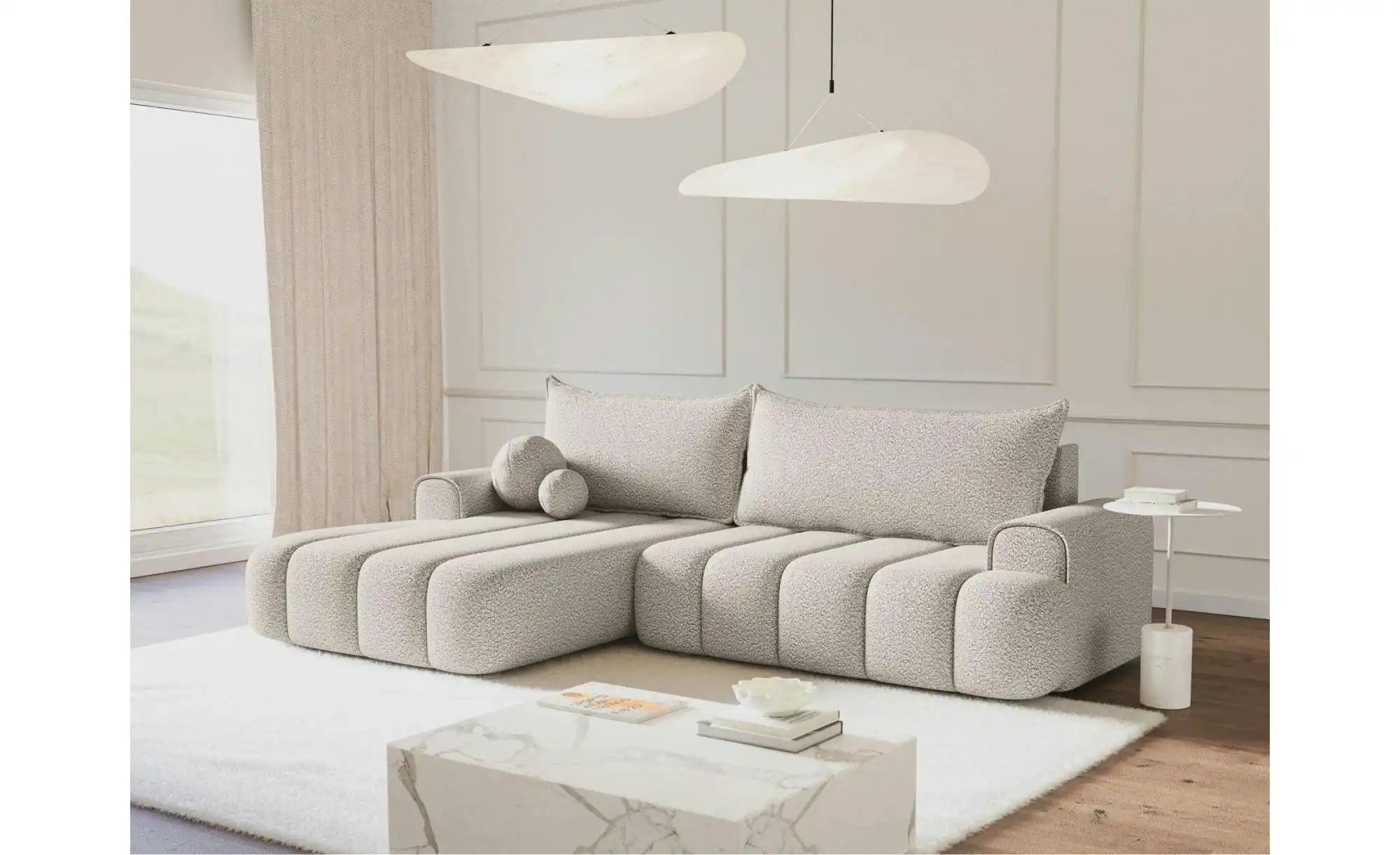 Thumbnail - Selsey Ecksofa mit Schlaffunktion Dandelino ¦ creme ¦ Maße (cm): B: 275 H: 80 Polstermöbel > Sofas > Ecksofas - Höffner
