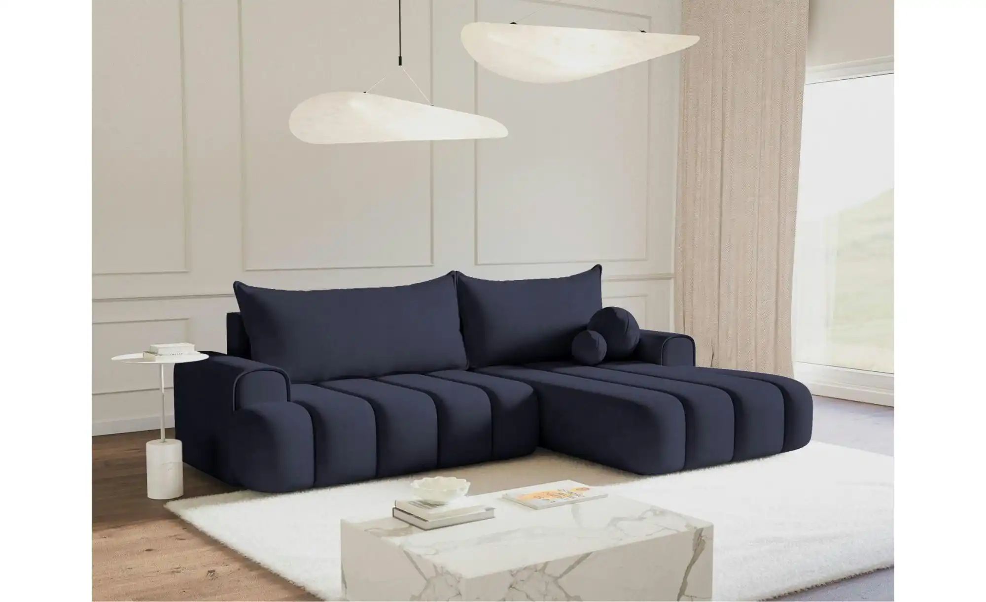 Thumbnail - Selsey Ecksofa mit Schlaffunktion Dandelino ¦ blau ¦ Maße (cm): B: 275 H: 80 Polstermöbel > Sofas > Ecksofas - Höffner