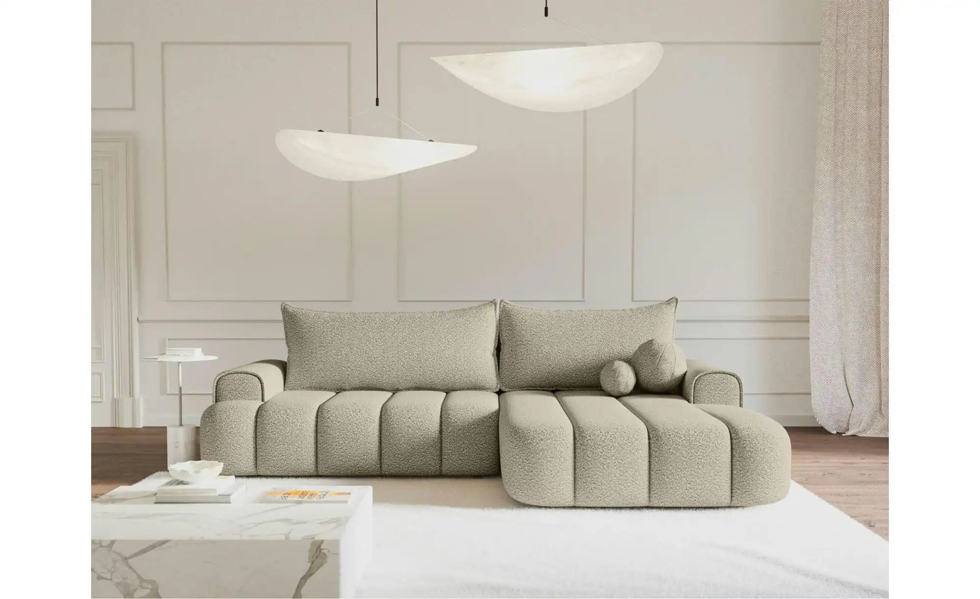 Selsey Ecksofa mit Schlaffunktion Dandelino ¦ beige ¦ Maße (cm): B: 275 H: günstig online kaufen
