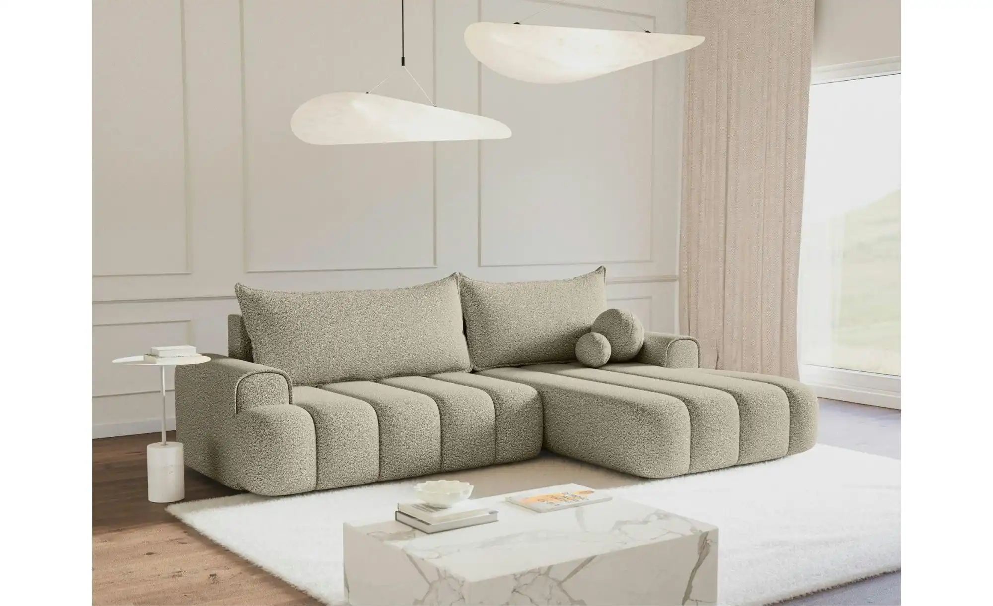 Thumbnail - Selsey Ecksofa mit Schlaffunktion Dandelino ¦ beige ¦ Maße (cm): B: 275 H: 80 Polstermöbel > Sofas > Ecksofas - Höffner