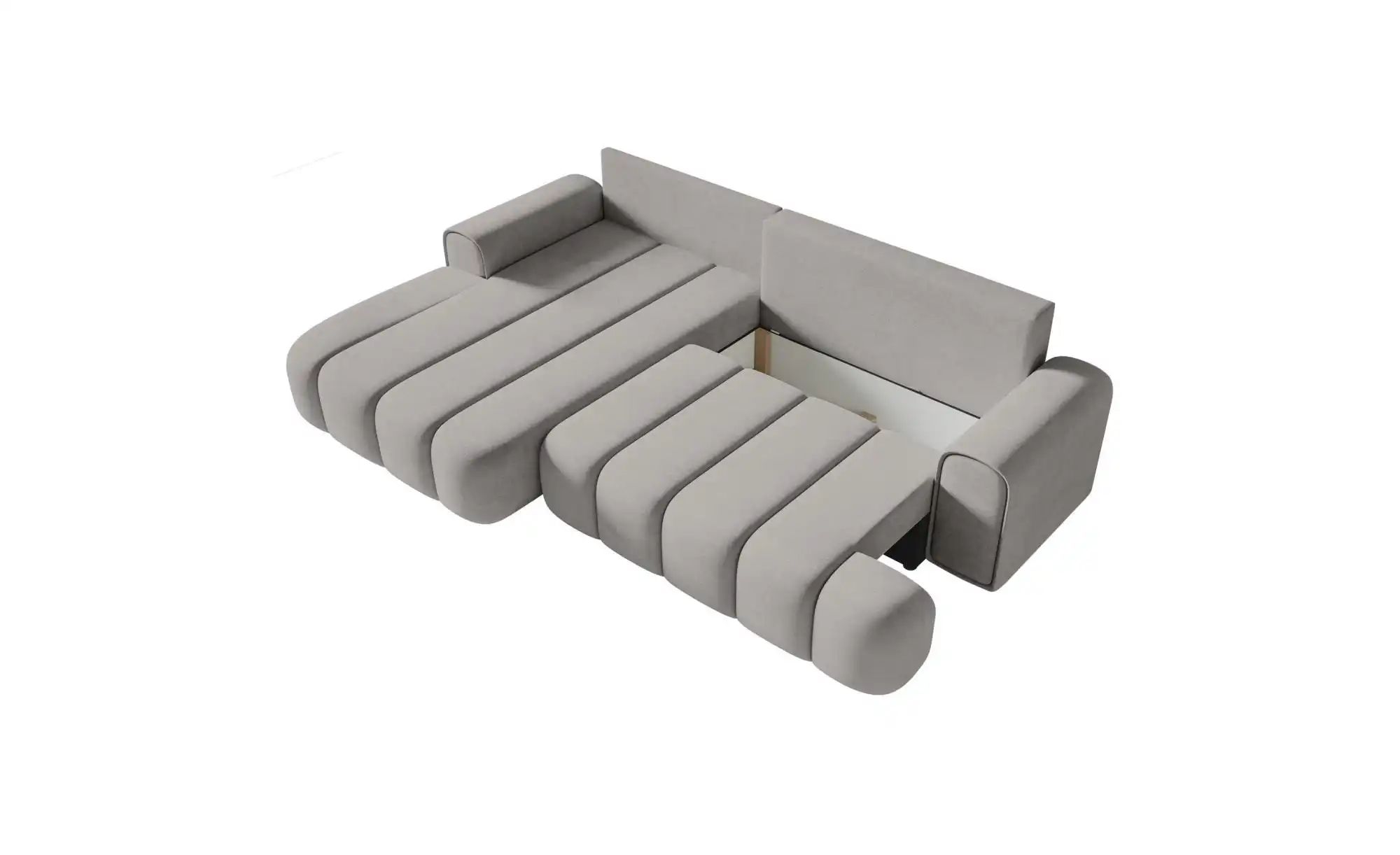 Selsey Ecksofa mit Schlaffunktion Dandelino ¦ grau ¦ Maße (cm): B: 275 H: 8 günstig online kaufen