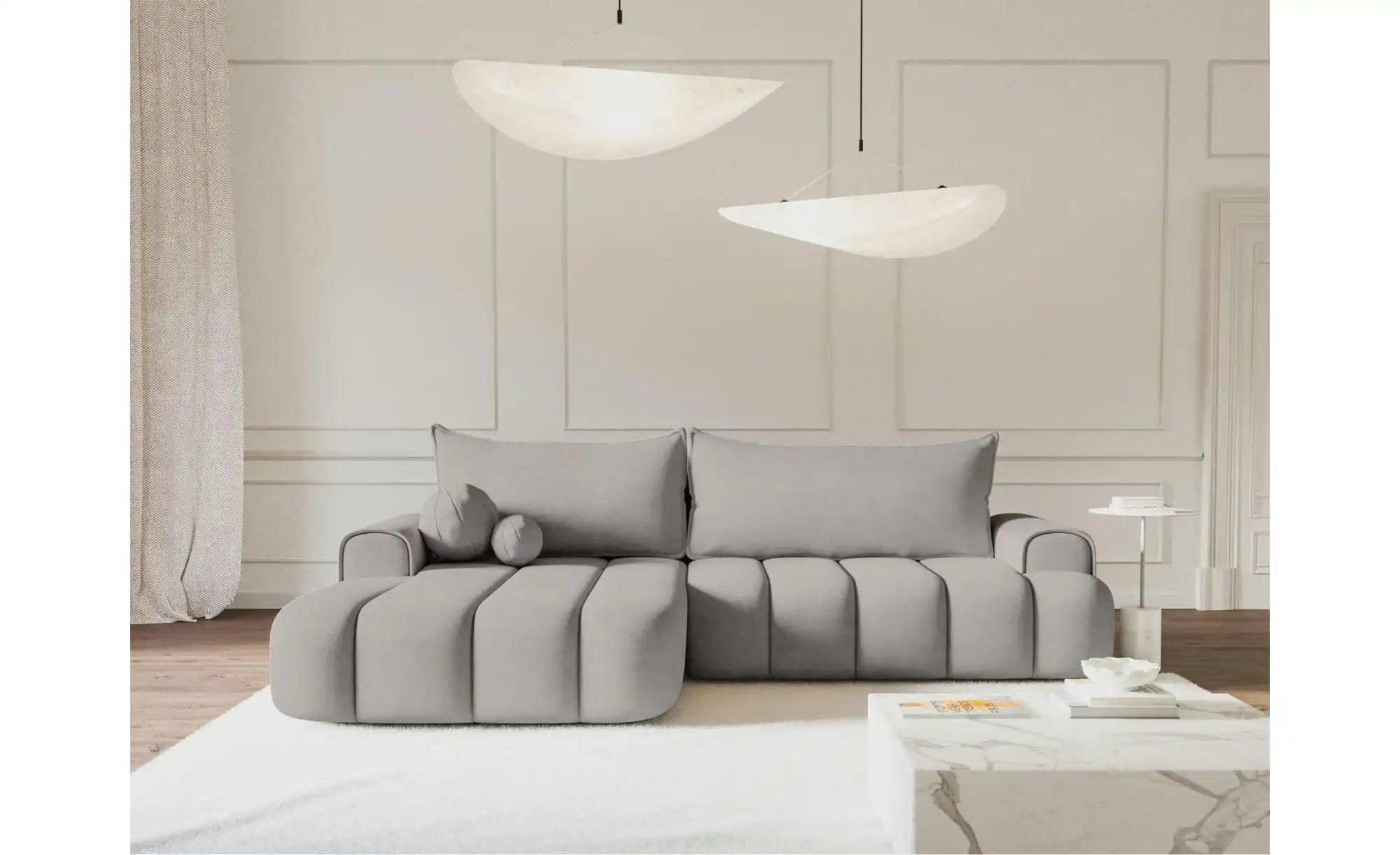 Thumbnail - Selsey Ecksofa mit Schlaffunktion Dandelino ¦ grau ¦ Maße (cm): B: 275 H: 80 Polstermöbel > Sofas > Ecksofas - Höffner