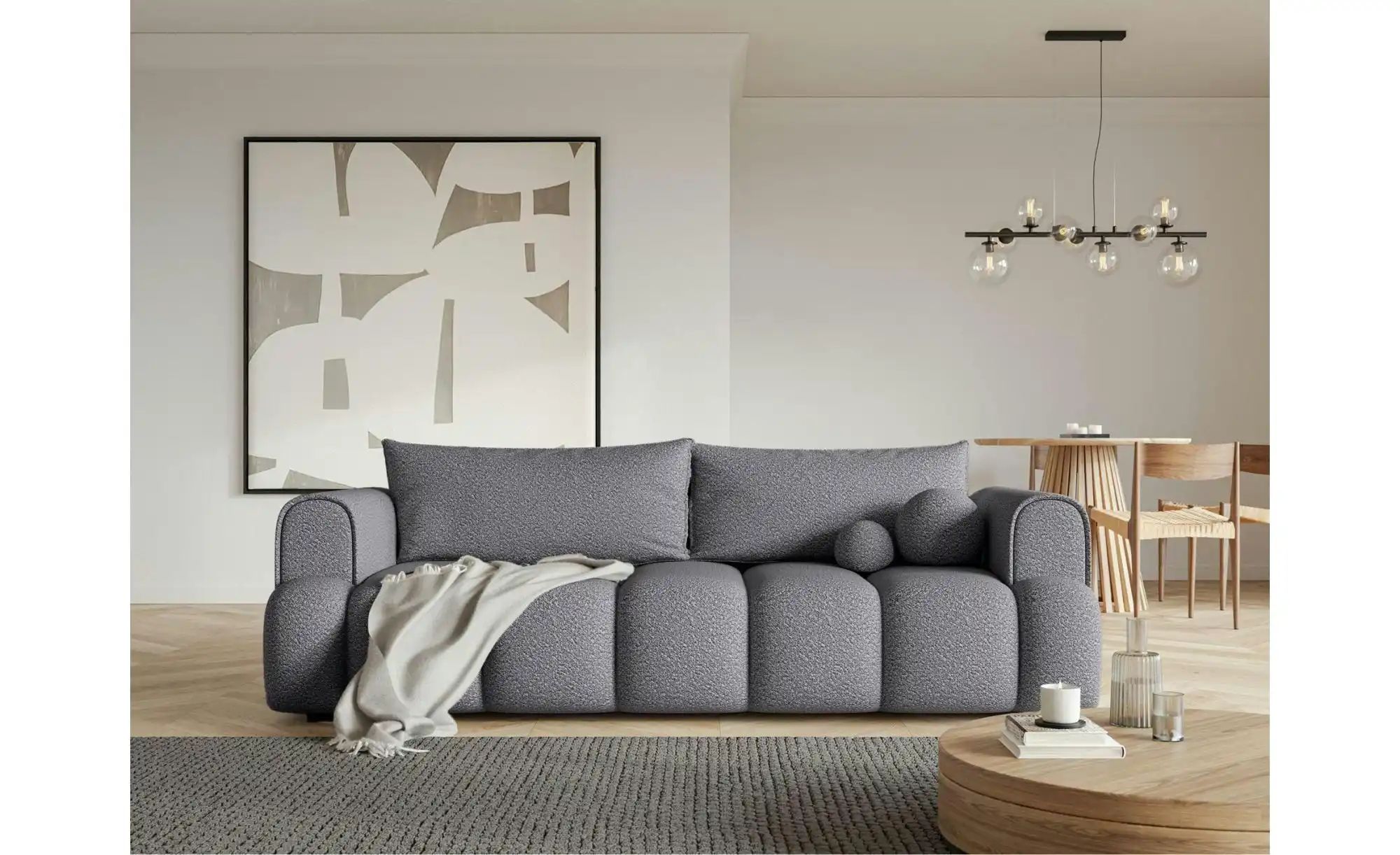 Thumbnail - Selsey Schlafsofa  Dandelino ¦ grau ¦ Maße (cm): B: 250 H: 90 Polstermöbel > Sofas > 3-Sitzer - Höffner