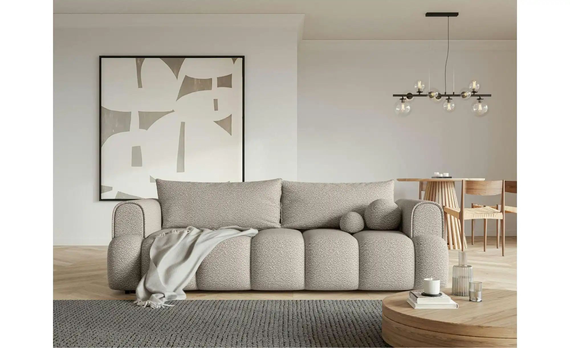 Thumbnail - Selsey Schlafsofa  Dandelino ¦ beige ¦ Maße (cm): B: 250 H: 90 Polstermöbel > Sofas > 3-Sitzer - Höffner