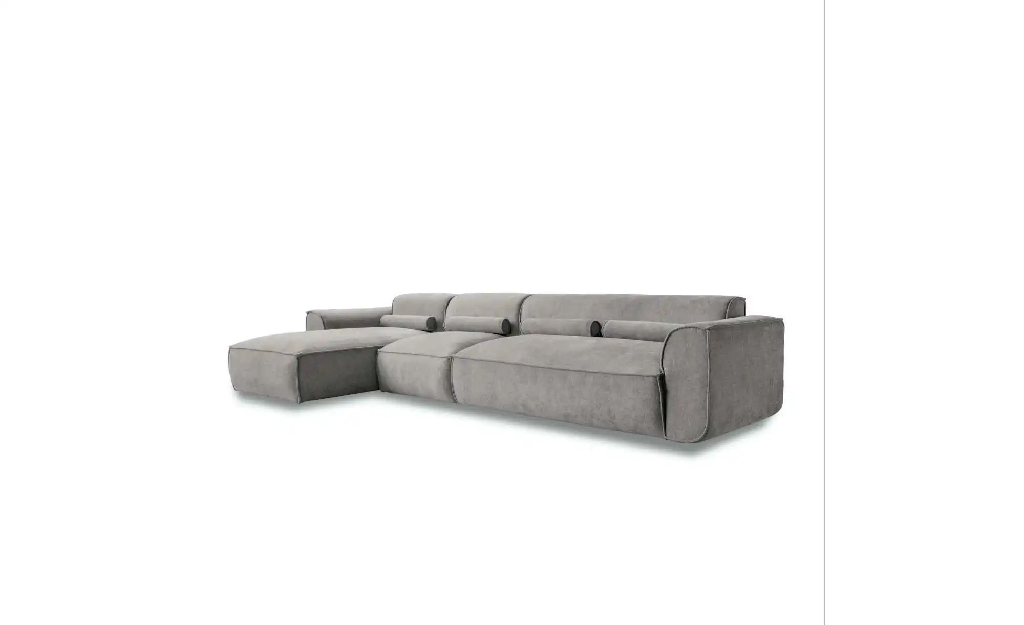 Miuform Ecksofa modular Flex Felix ¦ grau ¦ Maße (cm): B: 340 H: 70 Polster günstig online kaufen