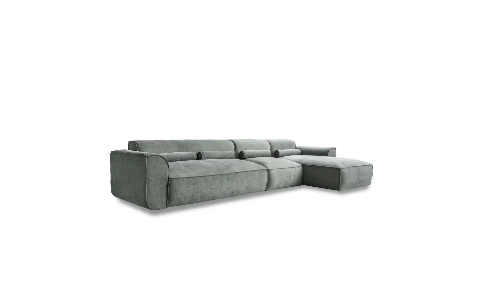 Miuform Ecksofa modular Flex Felix ¦ grün ¦ Maße (cm): B: 340 H: 70 Polstermöbel > Sofas > Ecksofas - Höffner