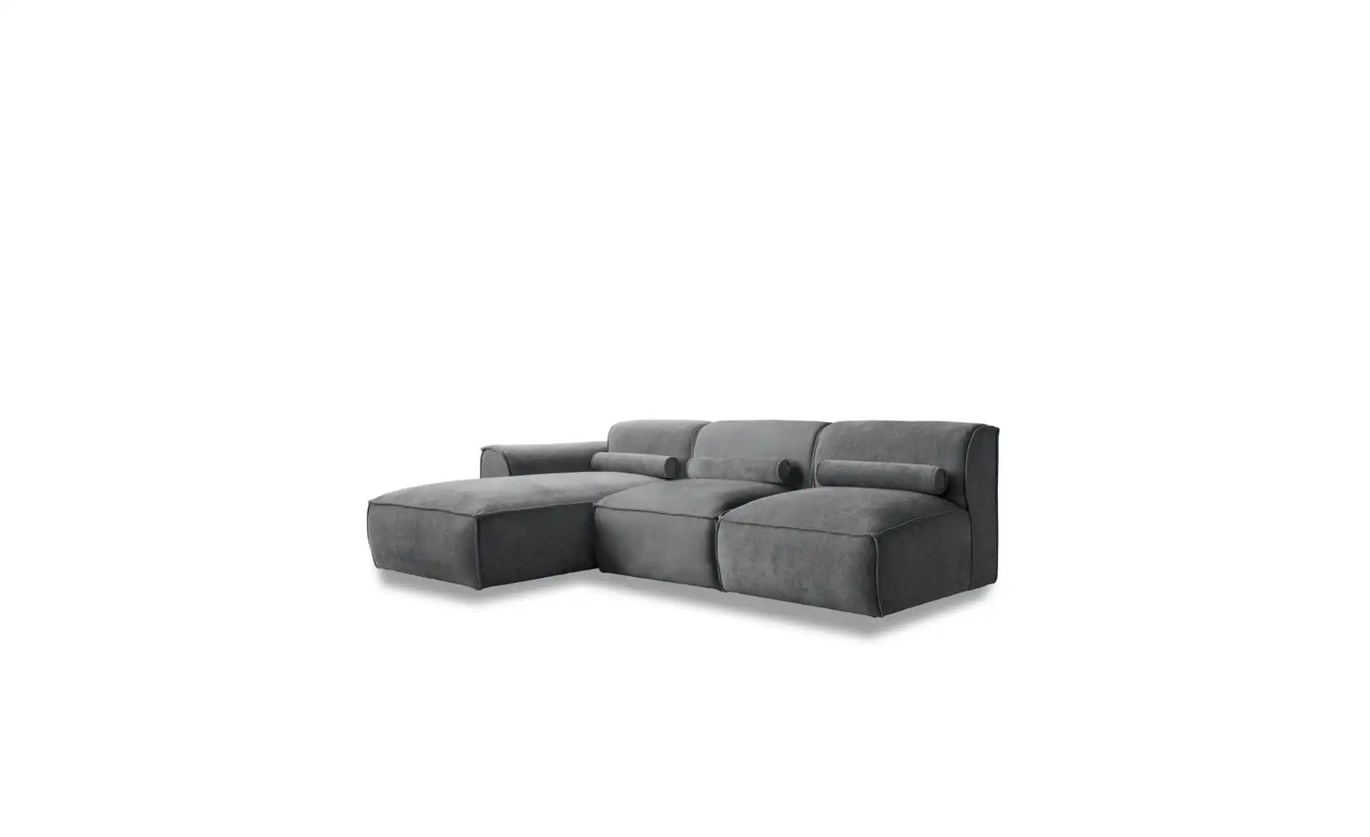 Miuform Ecksofa modular Flex Felix  ¦ grau ¦ Maße (cm): B: 244 H: 70 Polste günstig online kaufen