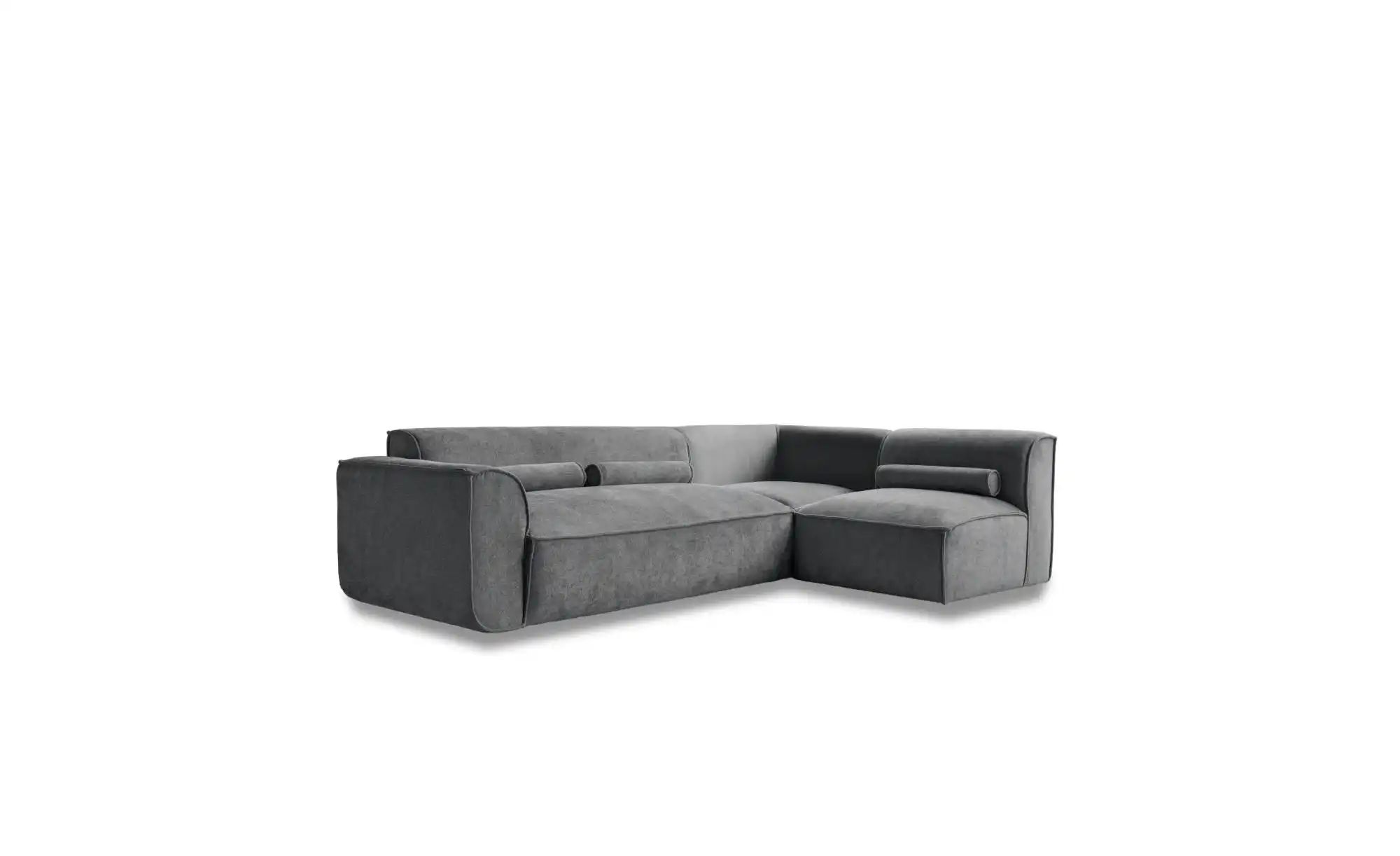 Miuform Ecksofa modular Flex Felix ¦ grau ¦ Maße (cm): B: 265 H: 70 Polster günstig online kaufen