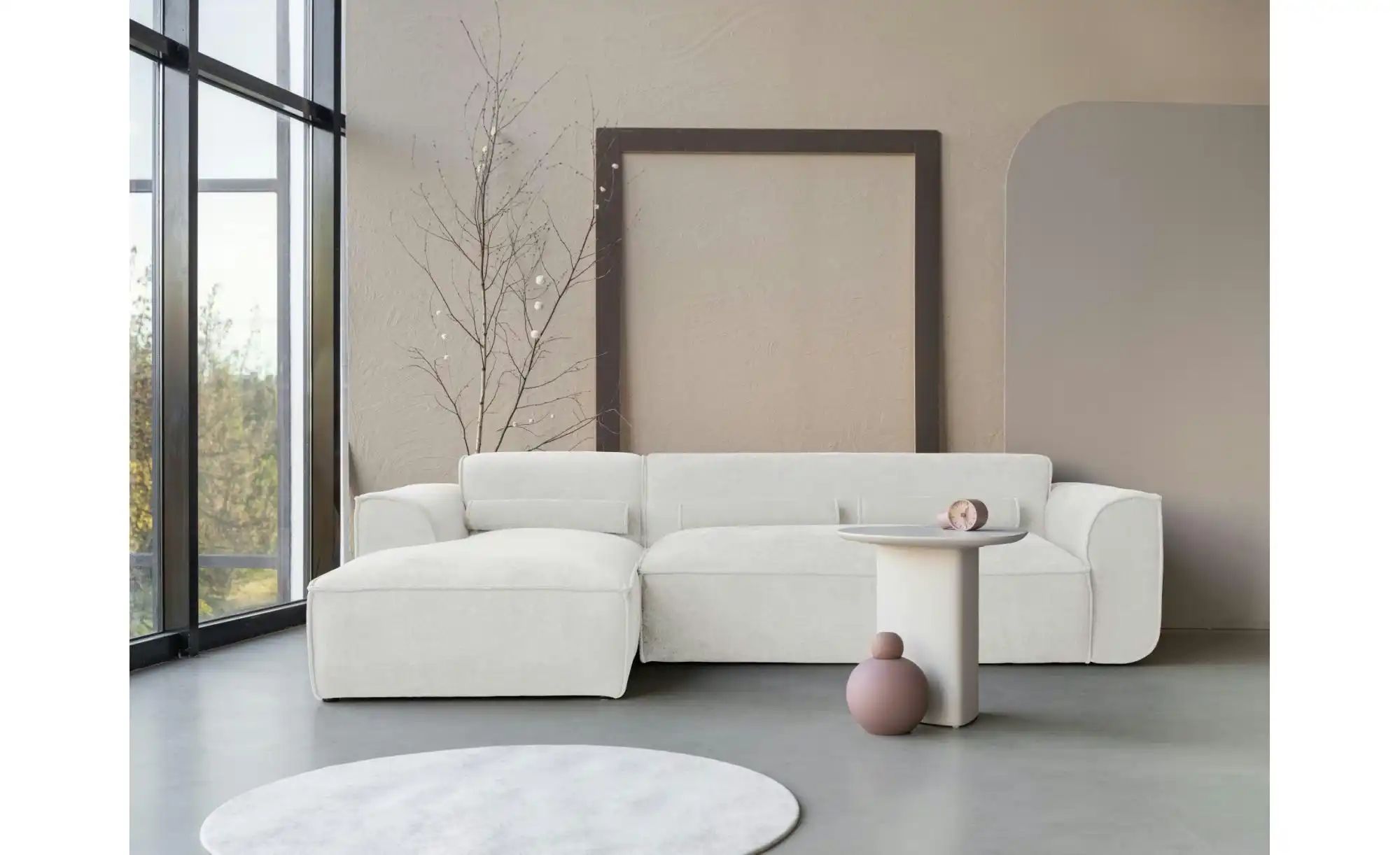 Miuform Ecksofa  Flex Felix  ¦ beige ¦ Maße (cm): B: 264 H: 70 Polstermöbel günstig online kaufen