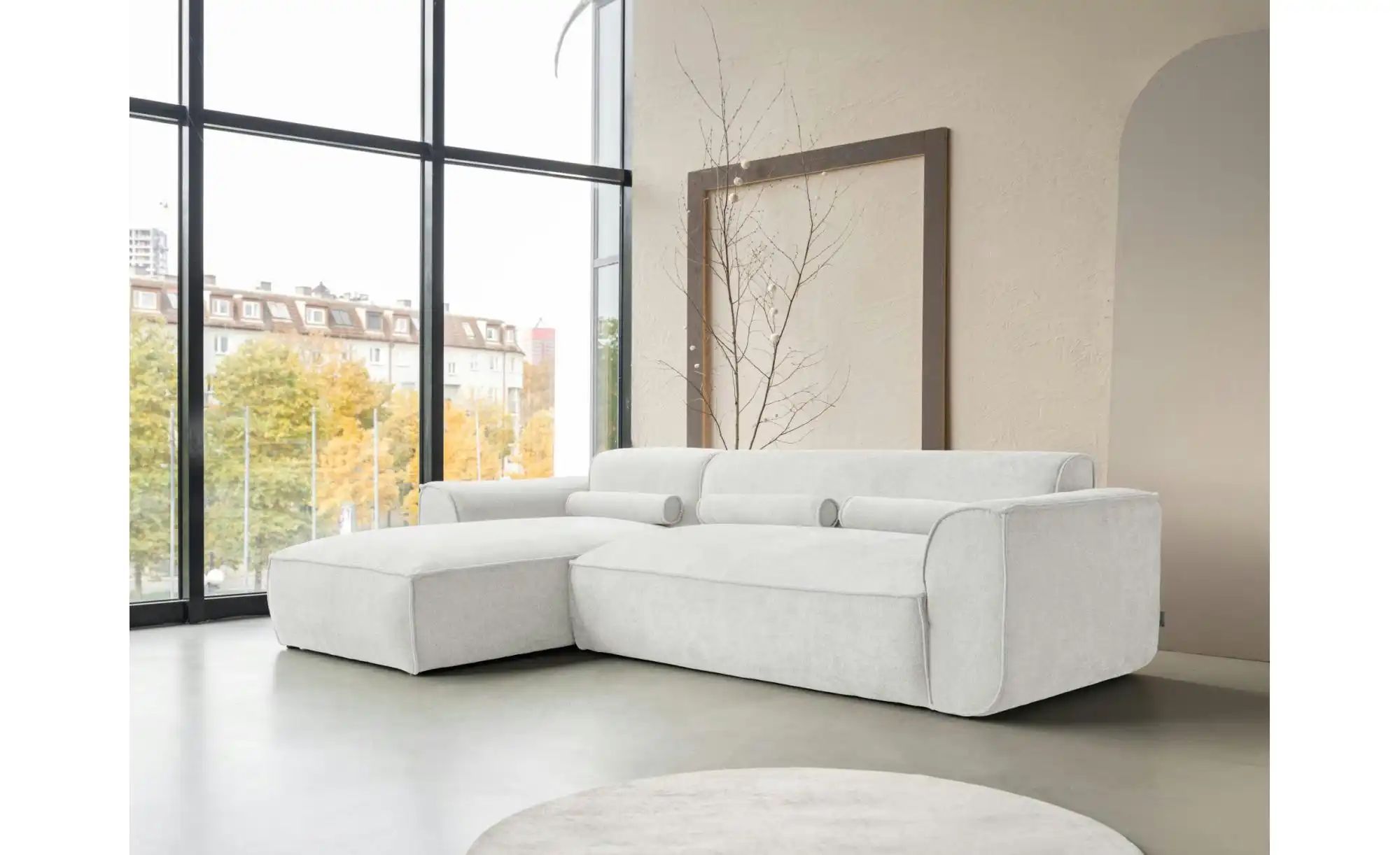 Thumbnail - Miuform Ecksofa  Flex Felix ¦ beige ¦ Maße (cm): B: 264 H: 70 Polstermöbel > Sofas > Ecksofas - Höffner