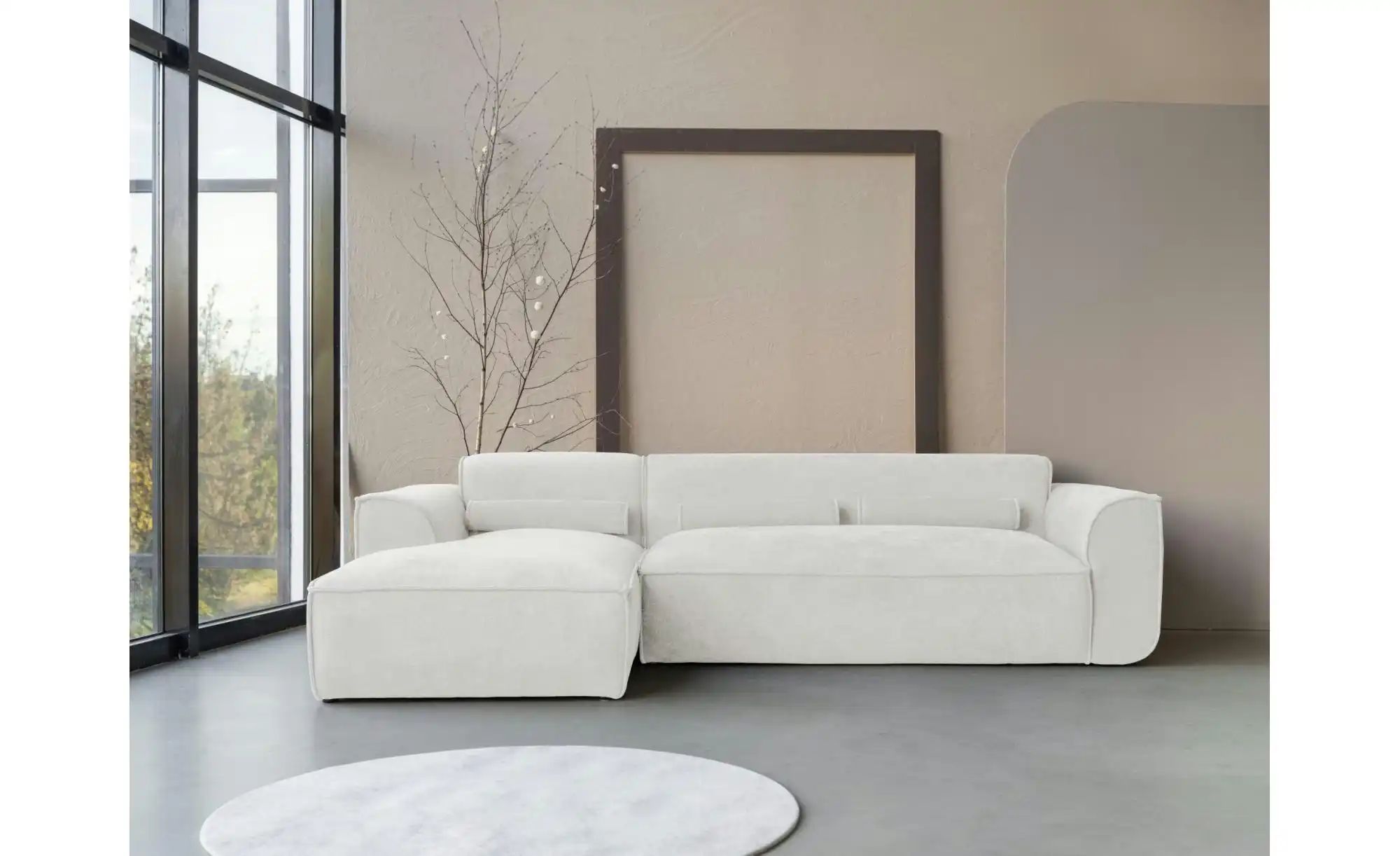 Thumbnail - Miuform Ecksofa  Flex Felix ¦ beige ¦ Maße (cm): B: 264 H: 70 Polstermöbel > Sofas > Ecksofas - Höffner