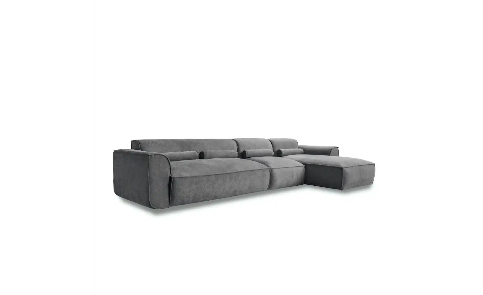 Miuform Ecksofa modular Flex Felix ¦ grau ¦ Maße (cm): B: 340 H: 70 Polster günstig online kaufen