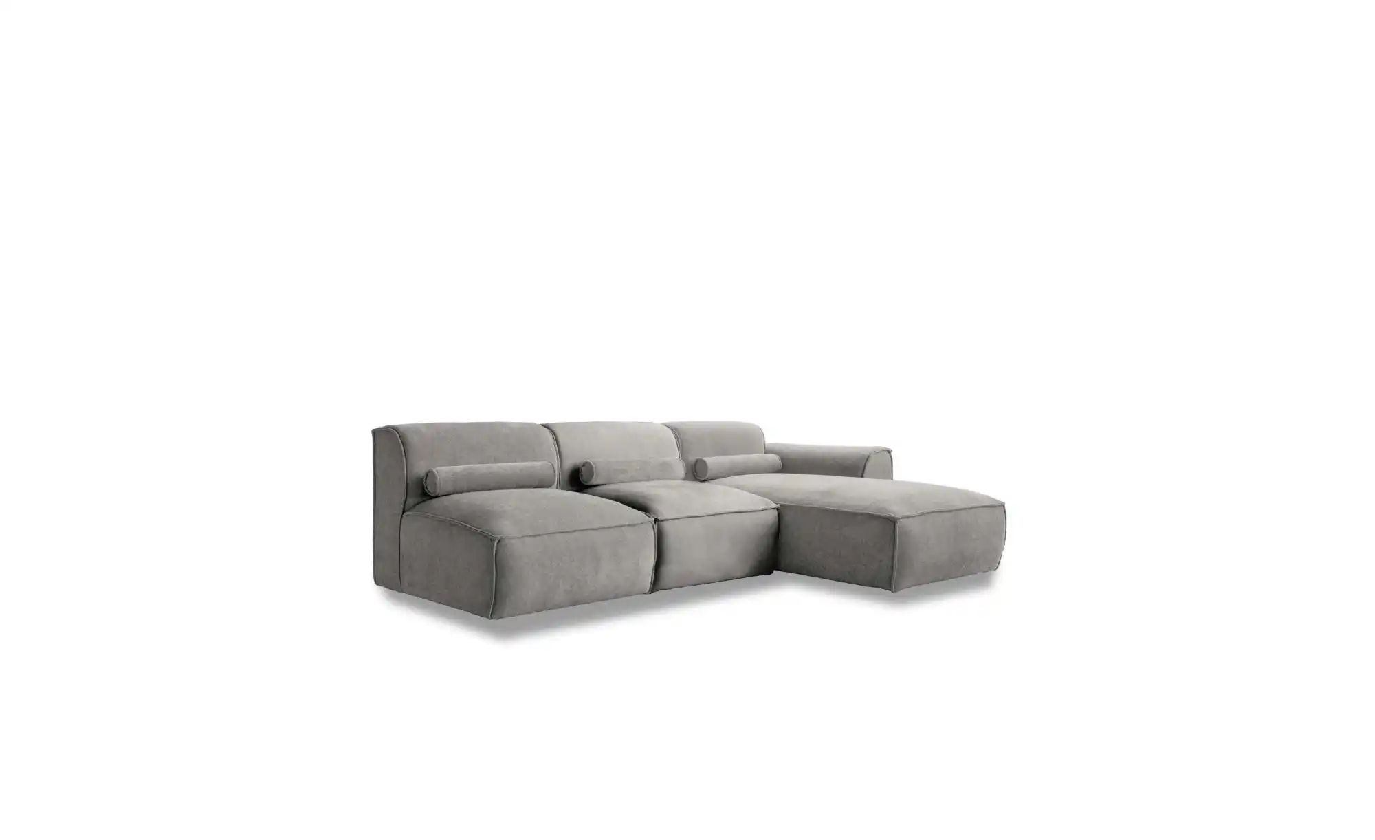 Miuform Ecksofa modular Flex Felix  ¦ grau ¦ Maße (cm): B: 244 H: 70 Polste günstig online kaufen