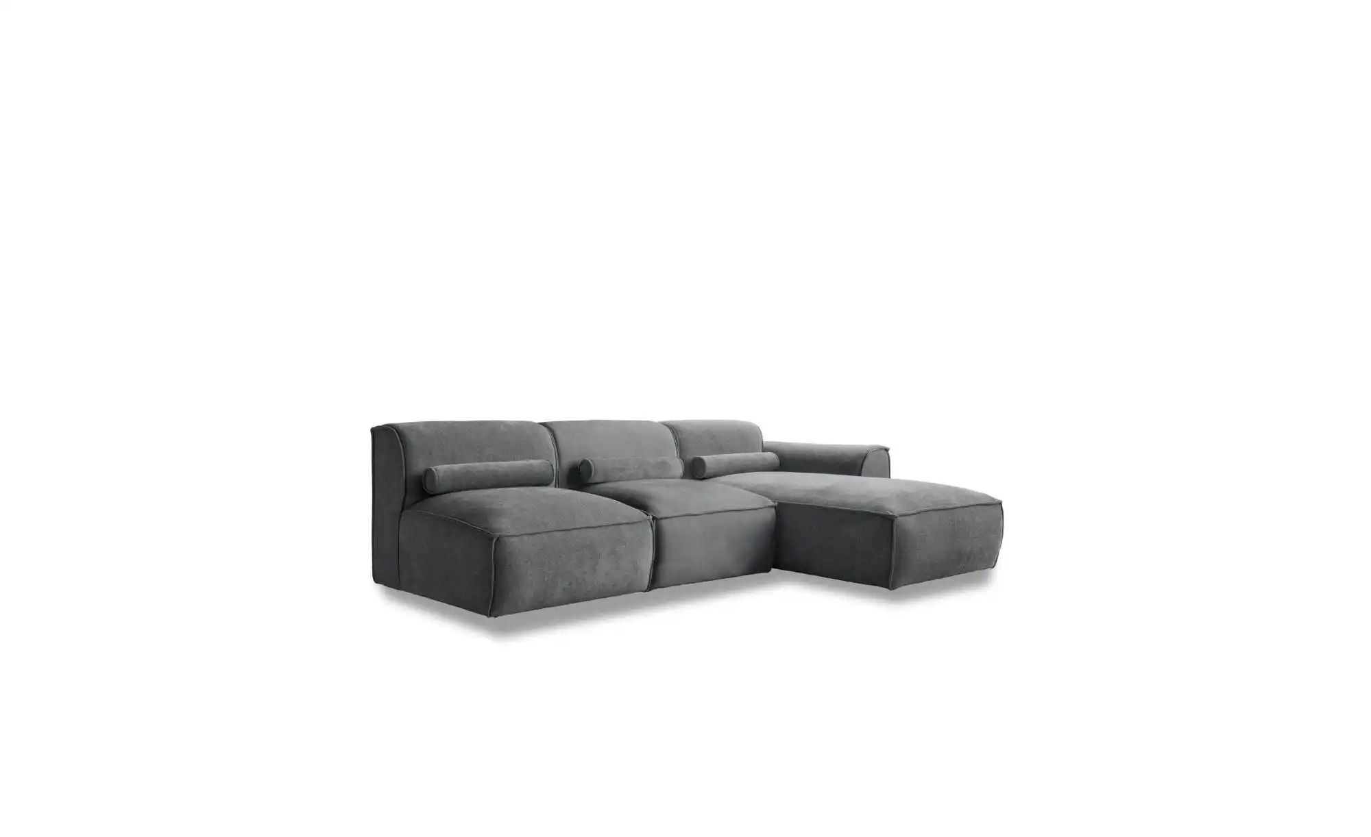 Miuform Ecksofa modular Flex Felix  ¦ grau ¦ Maße (cm): B: 244 H: 70 Polste günstig online kaufen