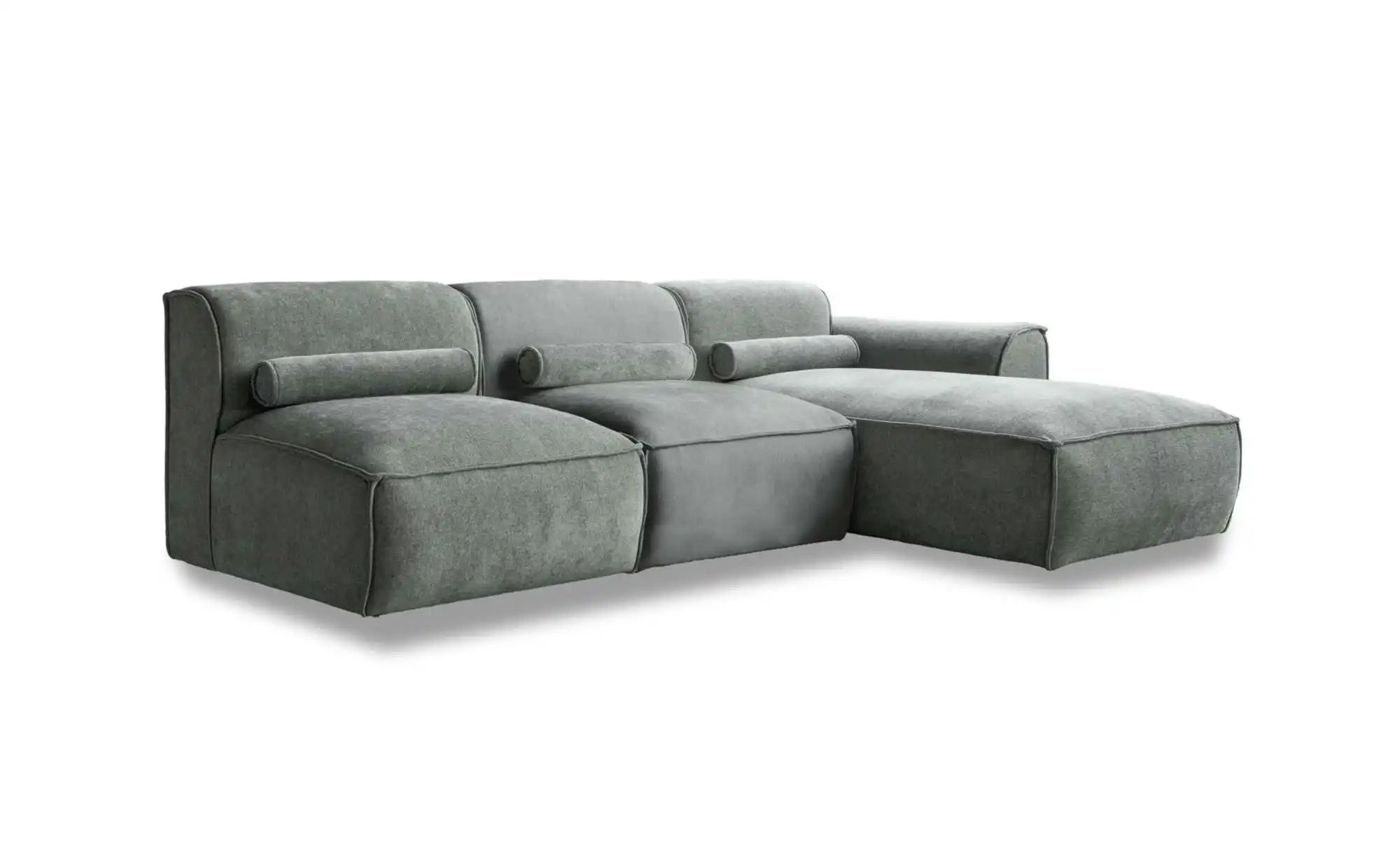 Miuform Ecksofa modular Flex Felix ¦ grün ¦ Maße (cm): B: 244 H: 70 Polstermöbel > Sofas > Ecksofas - Höffner