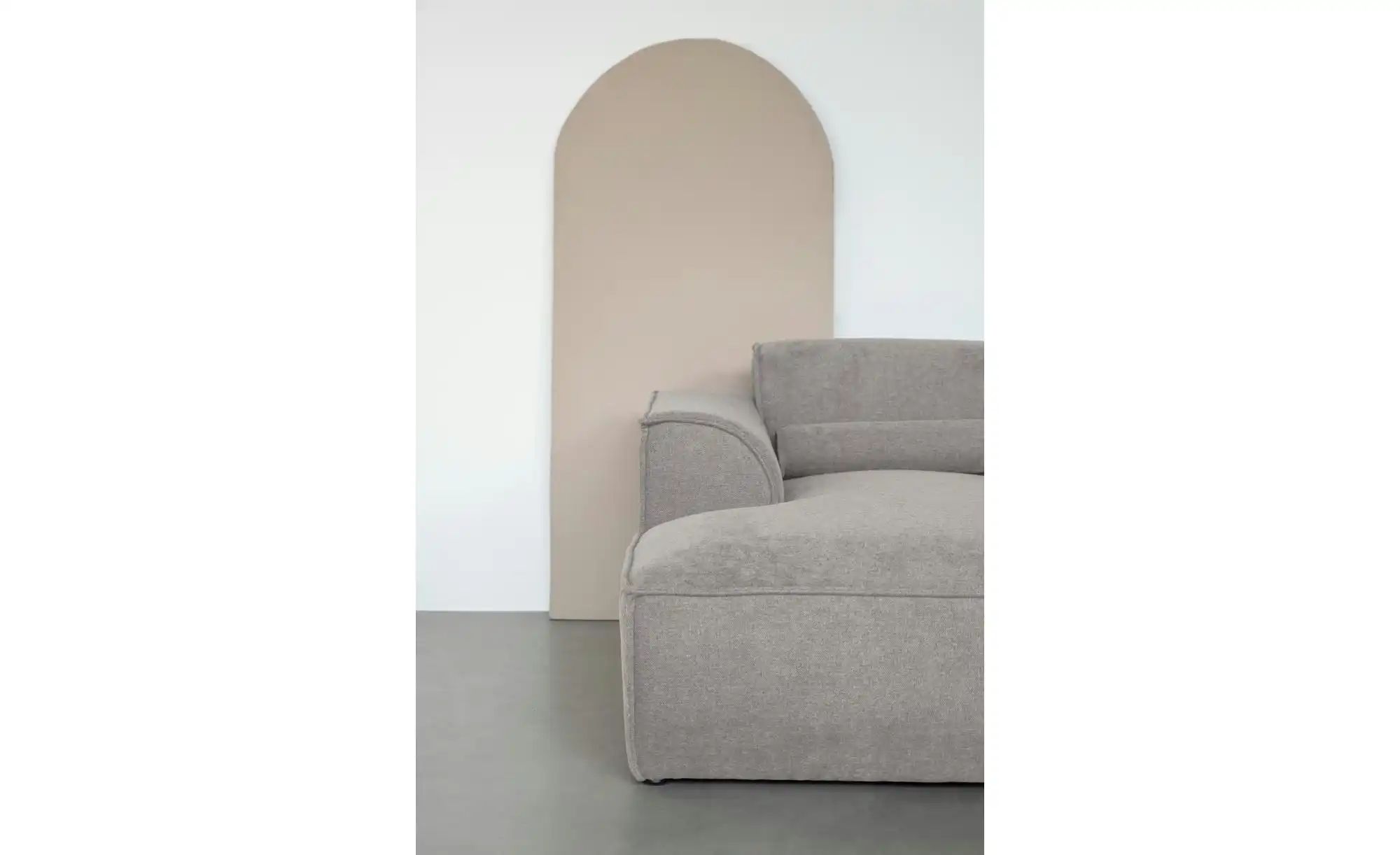 Miuform Ecksofa modular Flex Felix ¦ grau ¦ Maße (cm): B: 244 H: 70 Polster günstig online kaufen