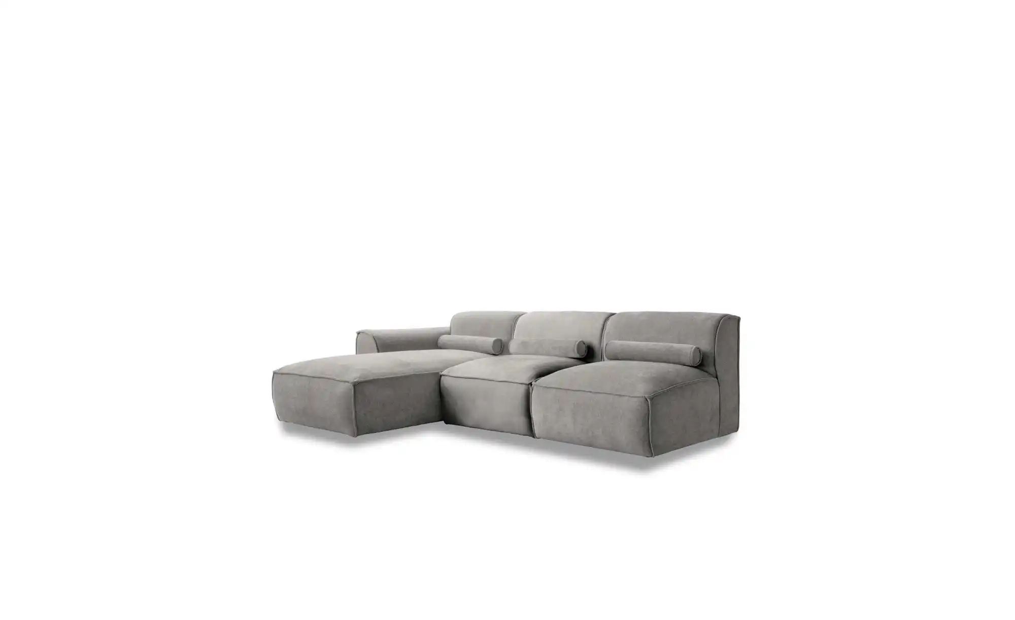 Miuform Ecksofa modular Flex Felix  ¦ grau ¦ Maße (cm): B: 244 H: 70 Polste günstig online kaufen