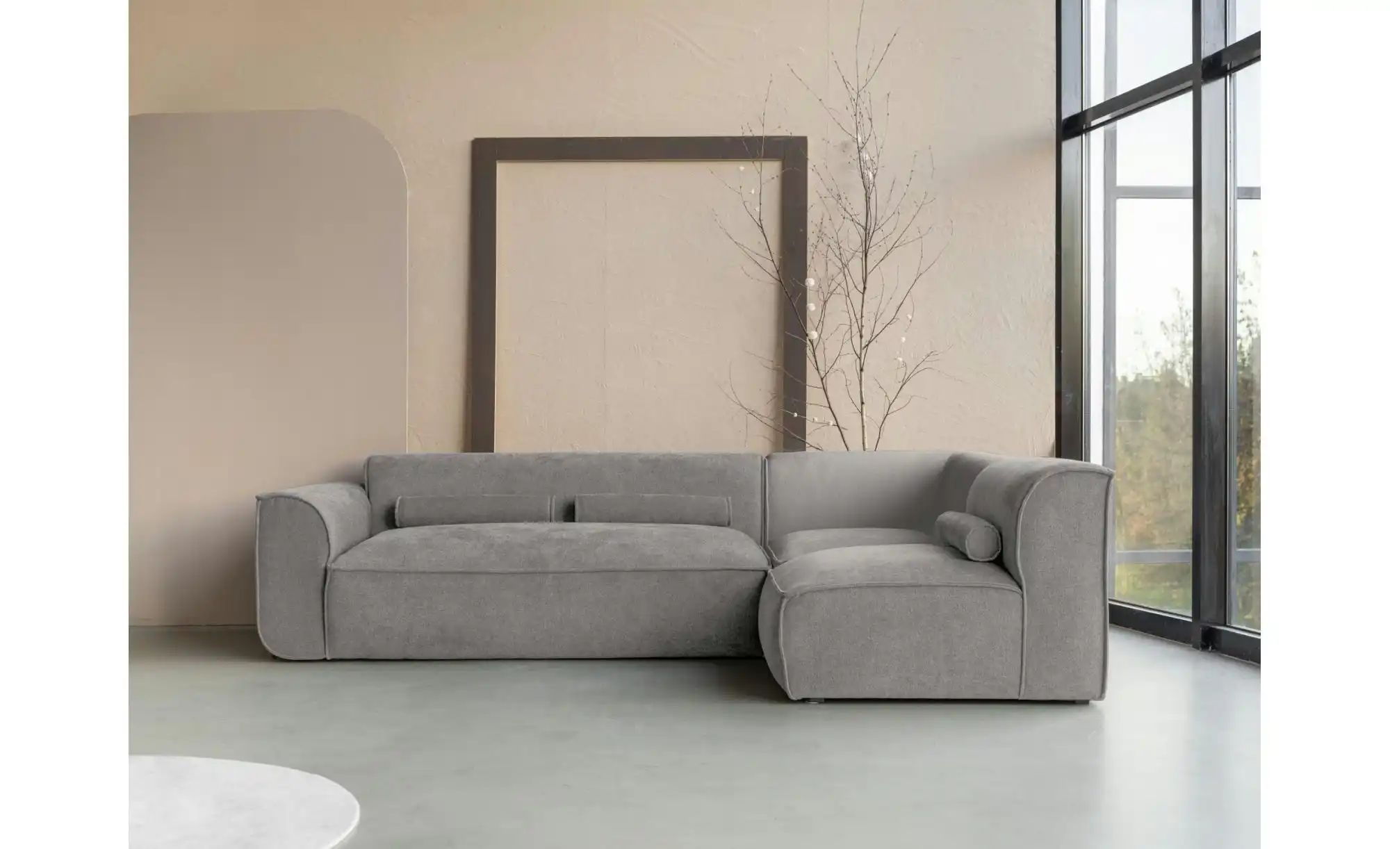 Thumbnail - Miuform Ecksofa modular Flex Felix ¦ grau ¦ Maße (cm): B: 265 H: 70 Polstermöbel > Sofas > Ecksofas - Höffner