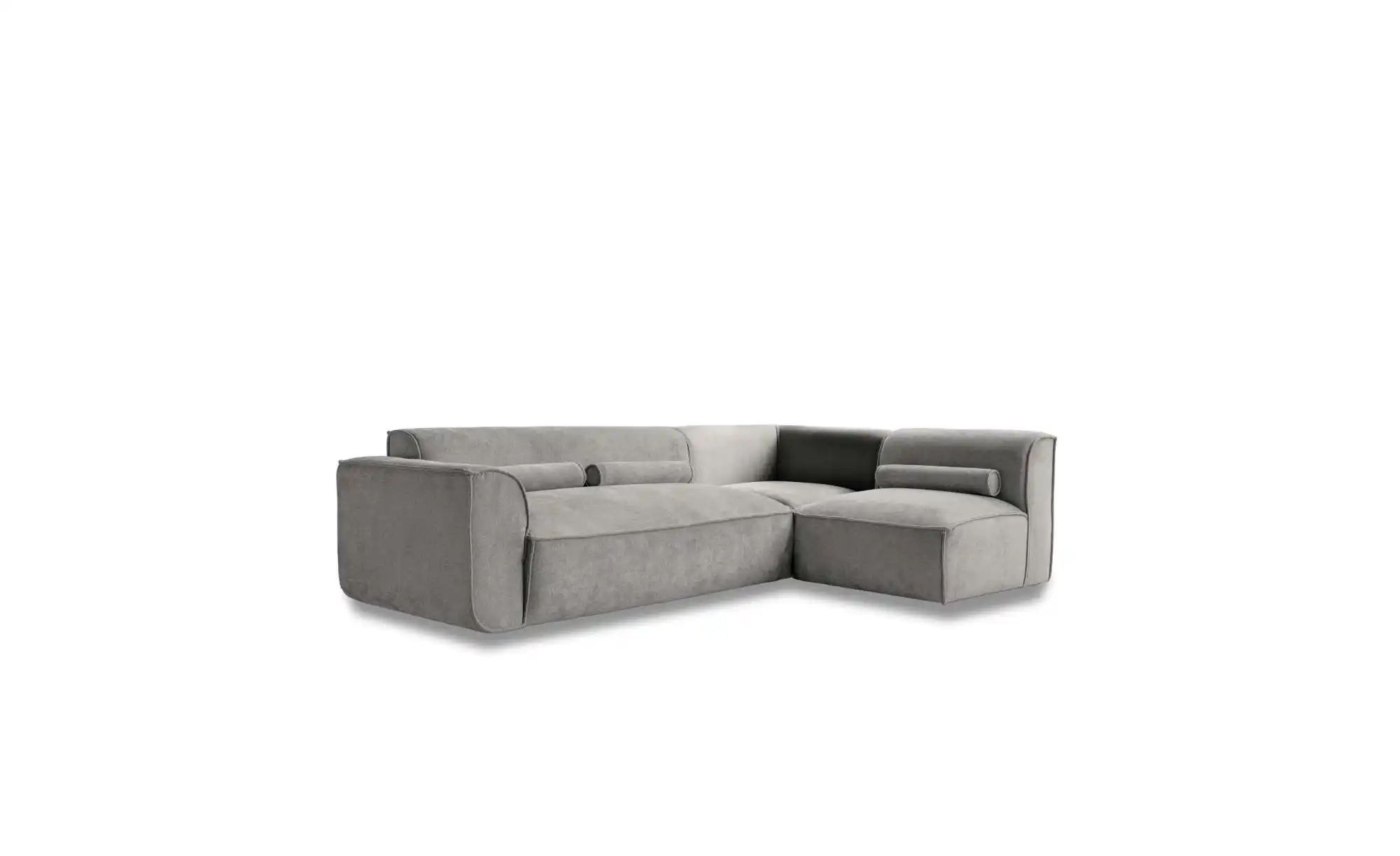 Miuform Ecksofa modular Flex Felix ¦ grau ¦ Maße (cm): B: 265 H: 70 Polster günstig online kaufen