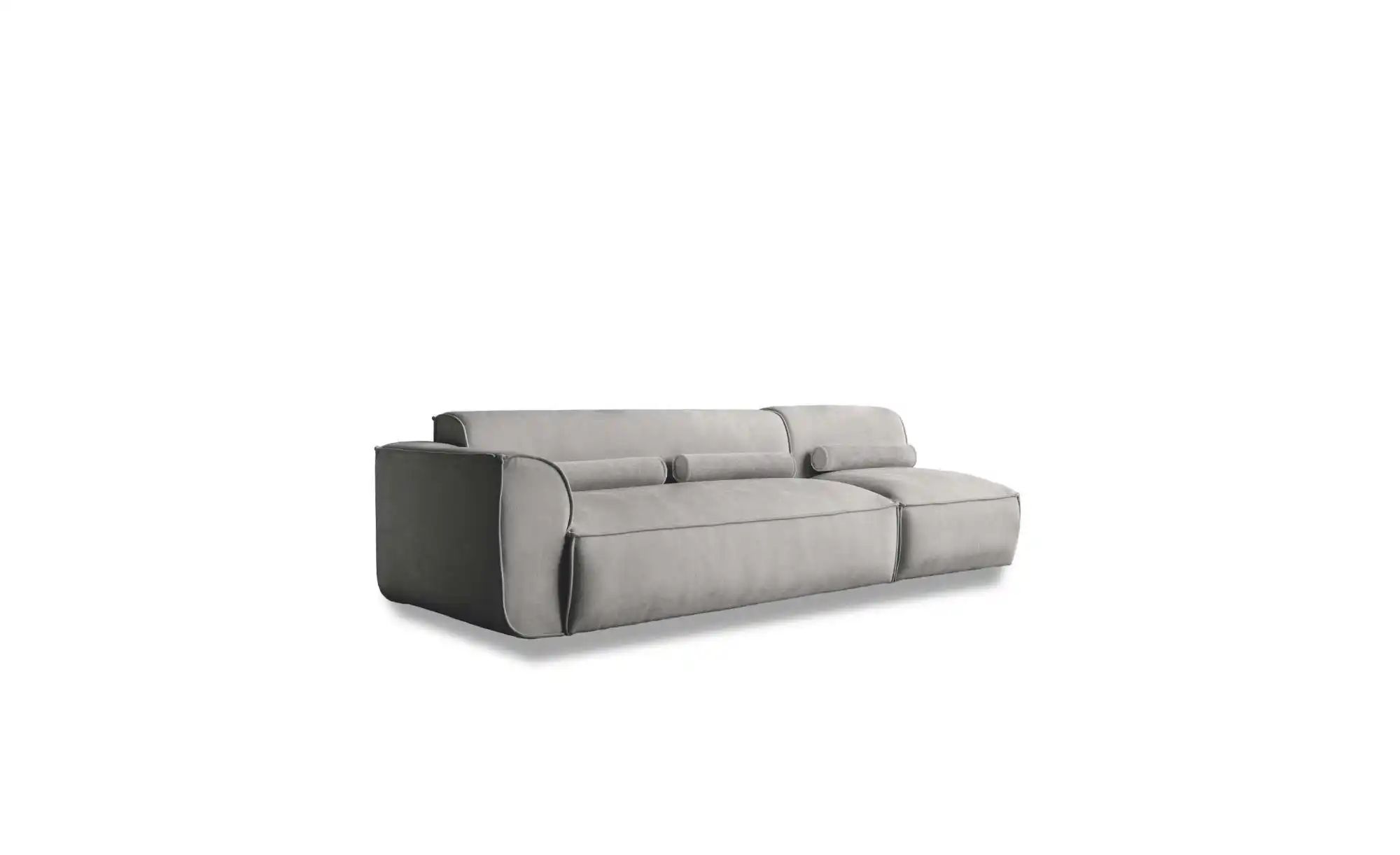 Miuform Einzelsofa modular Flex Felix ¦ grau ¦ Maße (cm): B: 248 H: 70 Pols günstig online kaufen