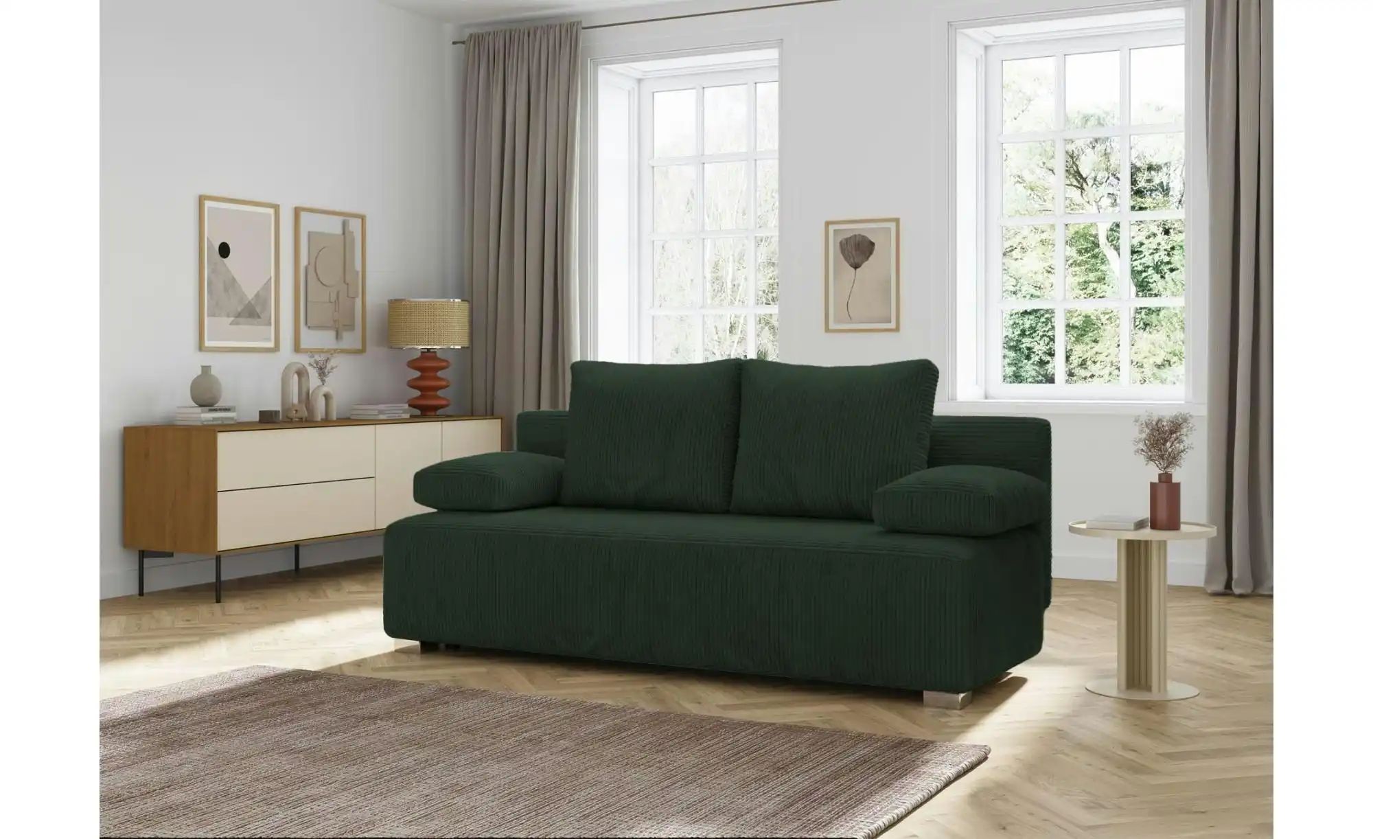Thumbnail - Selsey Schlafsofa  Farmosa ¦ grün ¦ Maße (cm): B: 200 H: 93 Polstermöbel > Sofas > 3-Sitzer - Höffner
