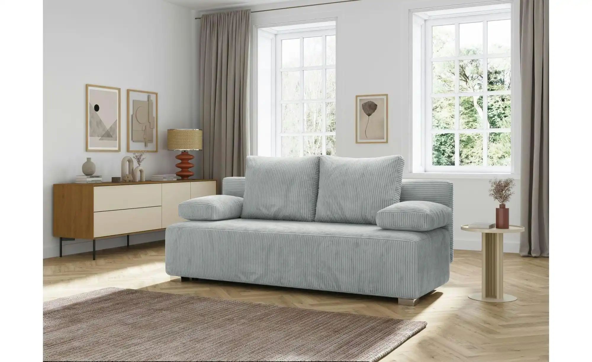 Thumbnail - Selsey Schlafsofa  Farmosa ¦ grau ¦ Maße (cm): B: 200 H: 93 Polstermöbel > Sofas > 3-Sitzer - Höffner