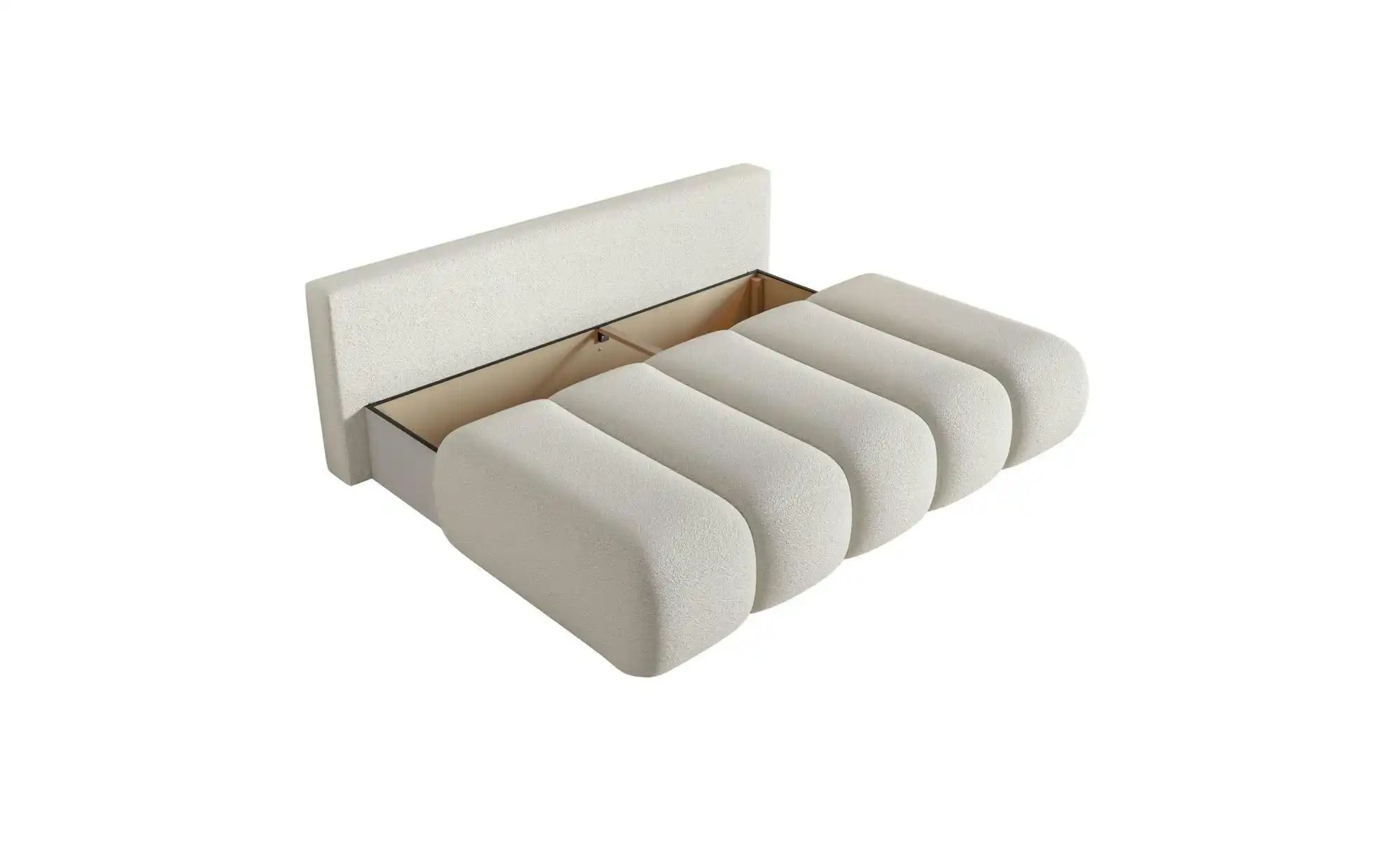 Thumbnail - Selsey Dandelino mit Bettkasten Schlafsofa ¦ beige ¦ Maße (cm): B: 198 H: 91 Polstermöbel > Sofas > 3-Sitzer - Höffner