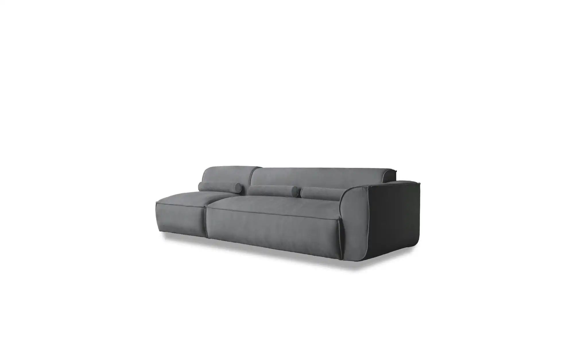 Miuform Einzelsofa modular Flex Felix ¦ grau ¦ Maße (cm): B: 248 H: 70 Pols günstig online kaufen