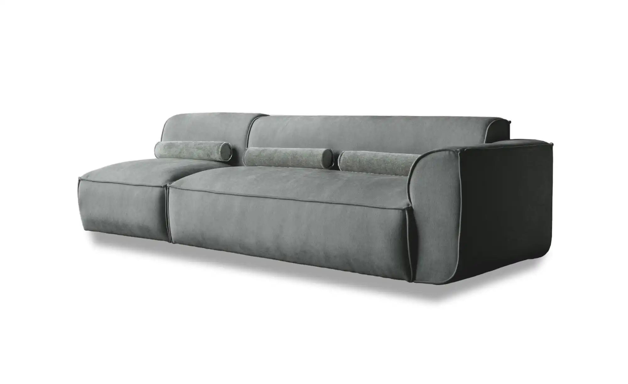 Miuform Einzelsofa modular Flex Felix ¦ grün ¦ Maße (cm): B: 248 H: 70 Pols günstig online kaufen