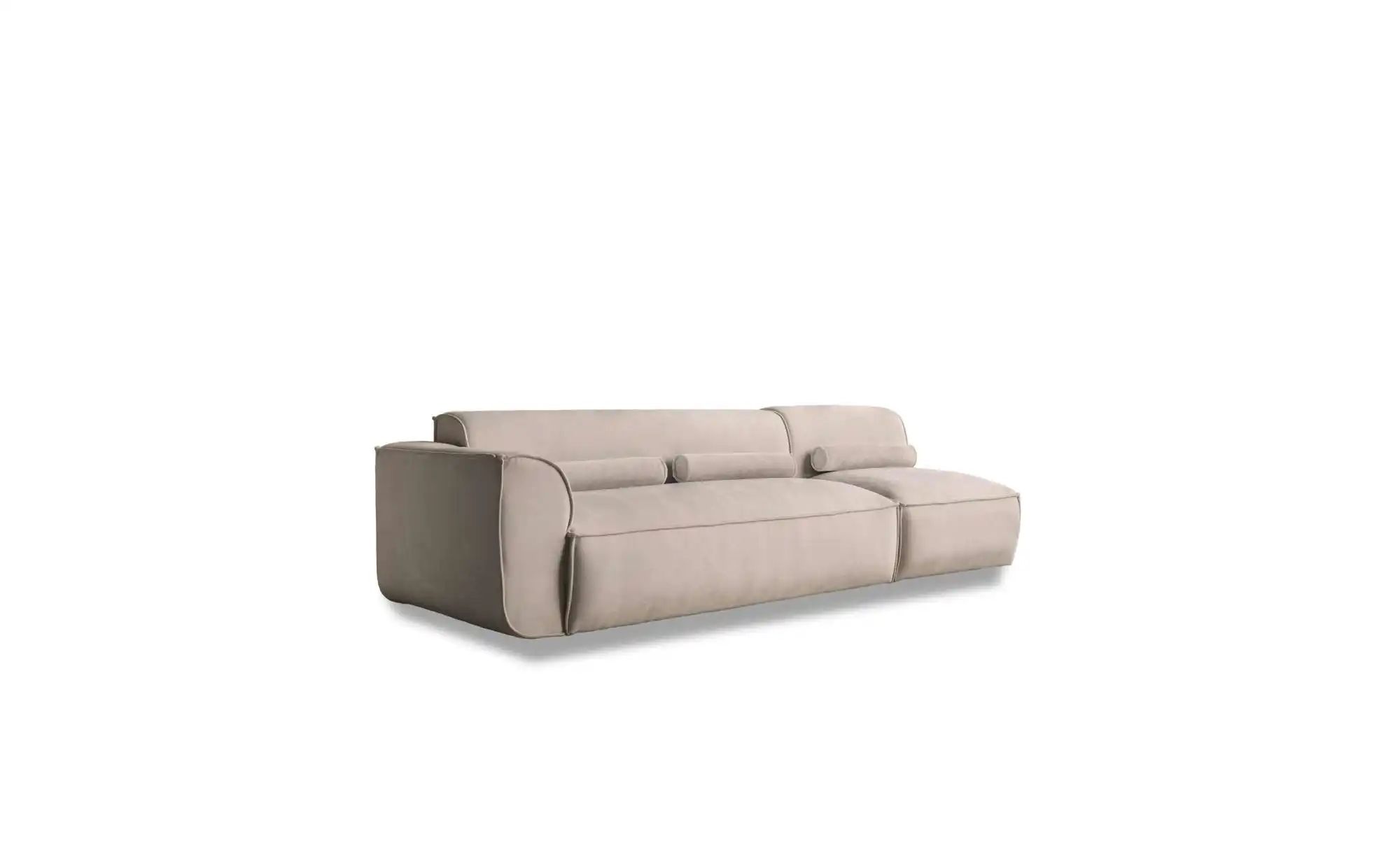 Miuform Einzelsofa modular Flex Felix ¦ beige ¦ Maße (cm): B: 248 H: 70 Pol günstig online kaufen