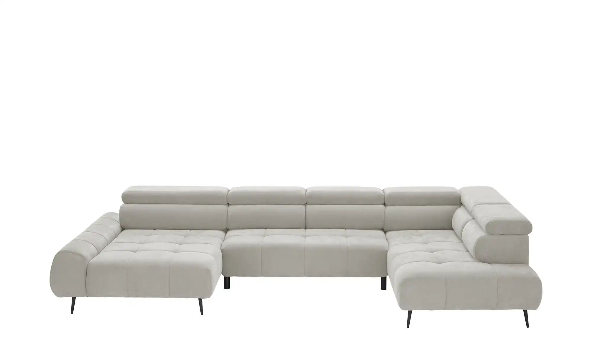 switch Wohnlandschaft  Mavel ¦ grau ¦ Maße (cm): B: 367 H: 93 T: 208.0 Pols günstig online kaufen