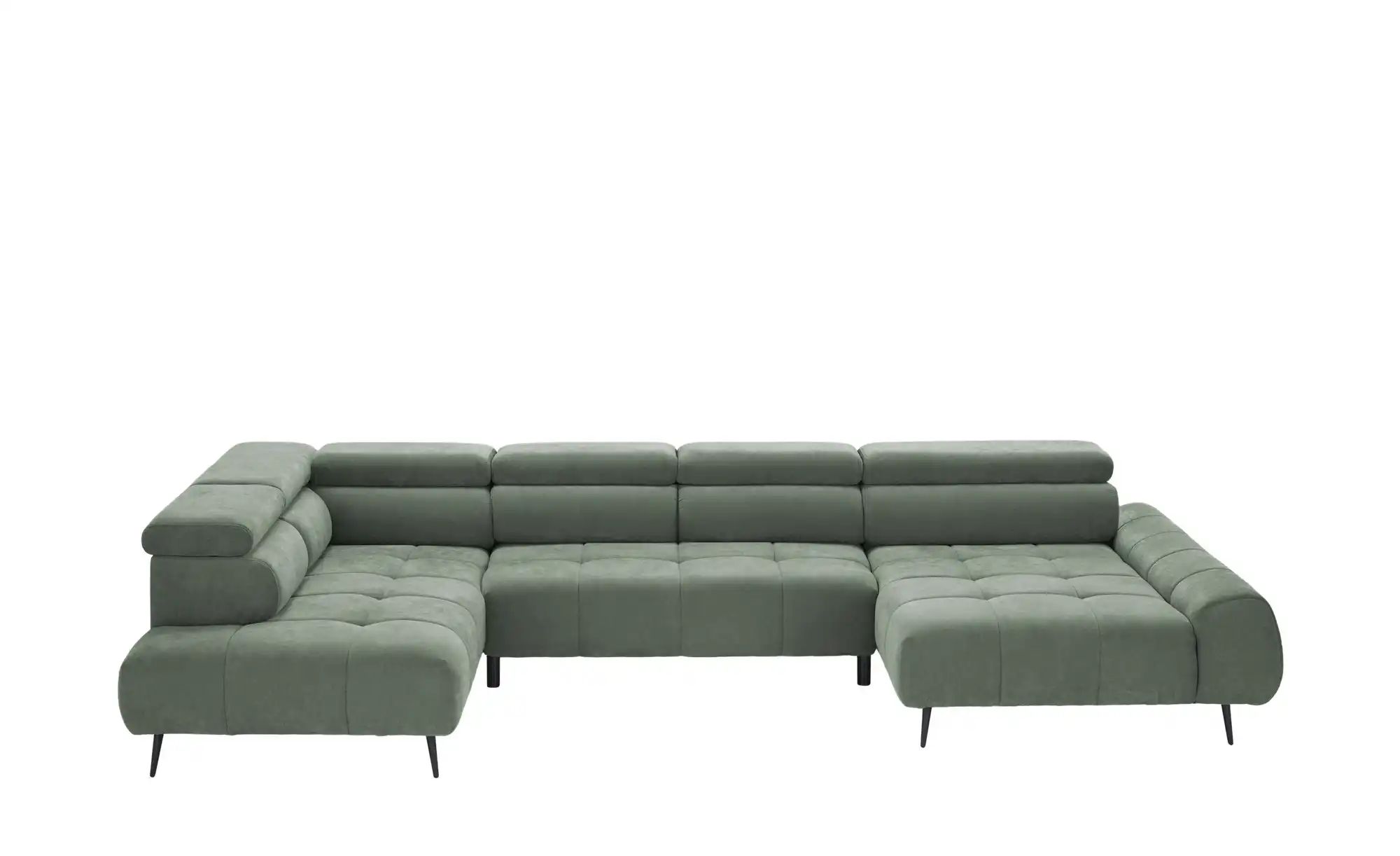 switch Wohnlandschaft  Mavel ¦ grün ¦ Maße (cm): B: 367 H: 93 T: 208.0 Pols günstig online kaufen