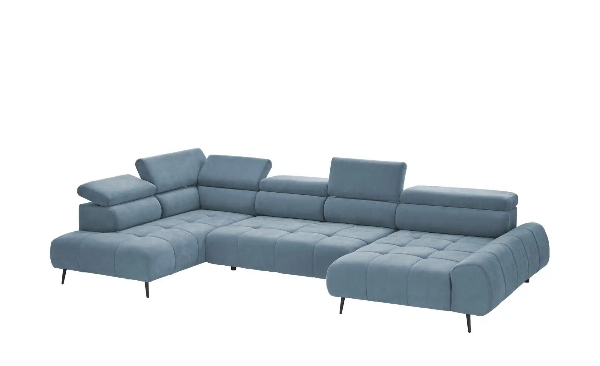 Thumbnail - switch Wohnlandschaft  Mavel ¦ blau ¦ Maße (cm): B: 367 H: 93 T: 208.0 Polstermöbel > Sofas > Wohnlandschaften - Höffner