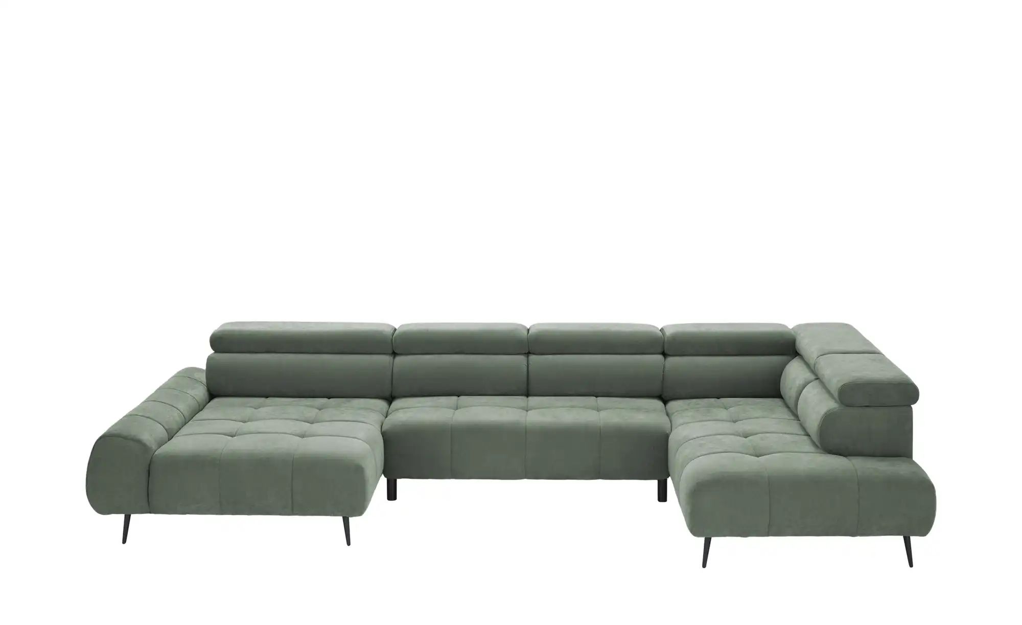 switch Wohnlandschaft  Mavel ¦ grün ¦ Maße (cm): B: 367 H: 93 T: 208.0 Pols günstig online kaufen