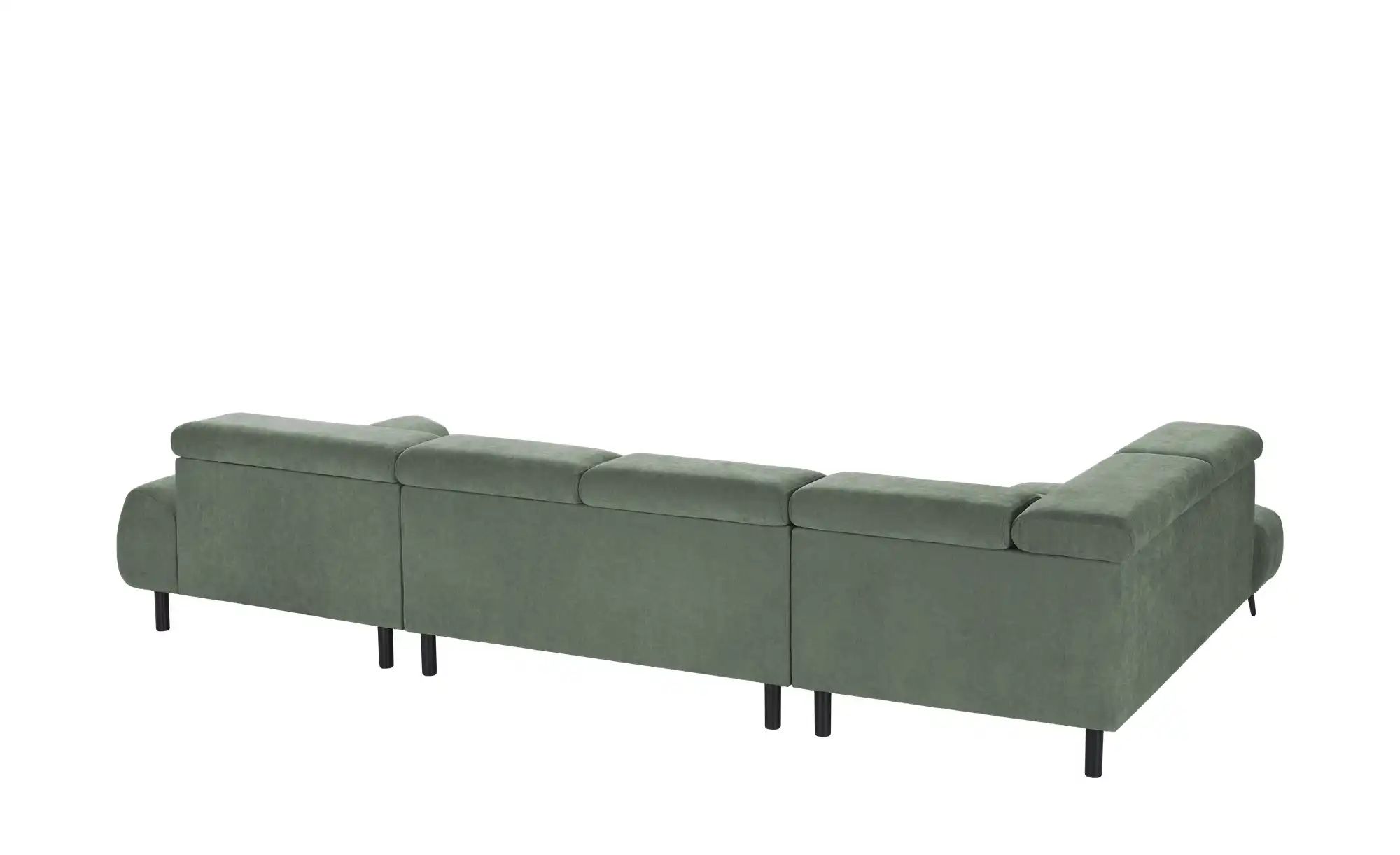 switch Wohnlandschaft  Mavel ¦ grün ¦ Maße (cm): B: 367 H: 93 T: 208.0 Pols günstig online kaufen