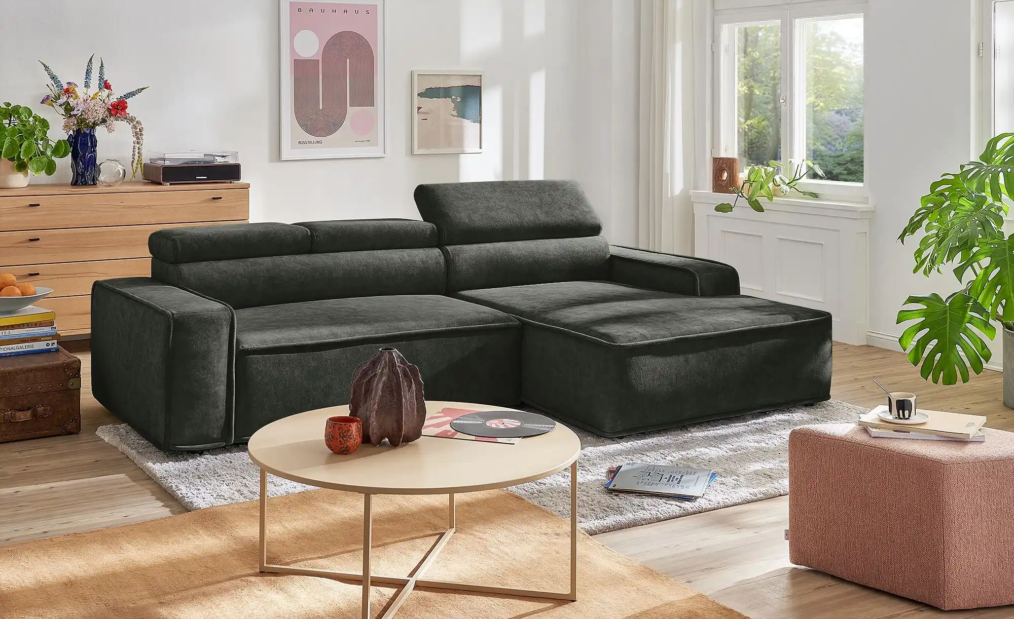 switch Ecksofa  Liam ¦ grau ¦ Maße (cm): B: 282 H: 77 T: 173.0 Polstermöbel günstig online kaufen