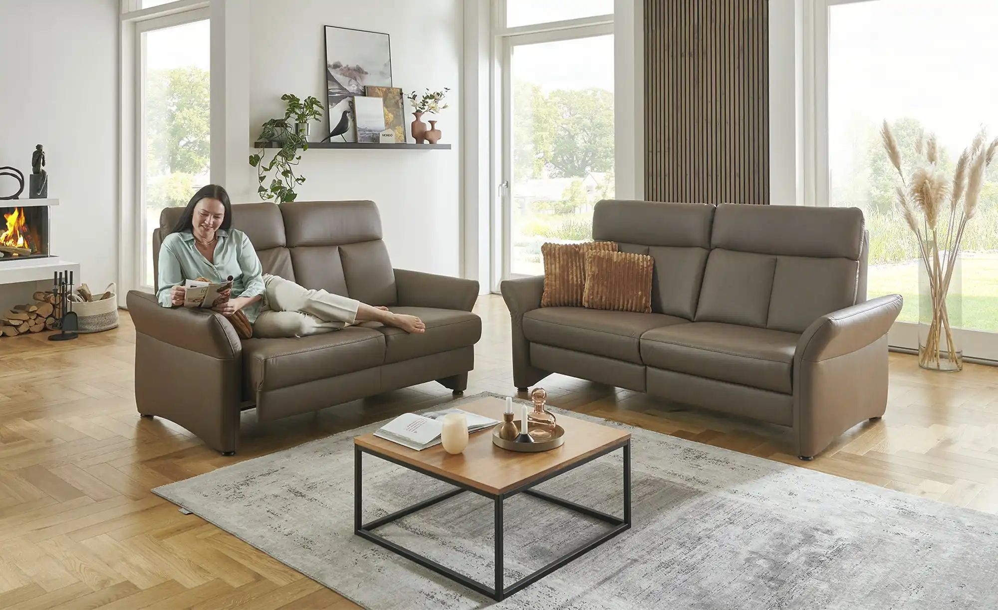 Thumbnail - MONDO Einzelsofa  Evado ¦ Maße (cm): B: 187 H: 107 T: 93.0 Polstermöbel > Sofas > 2-Sitzer - Höffner