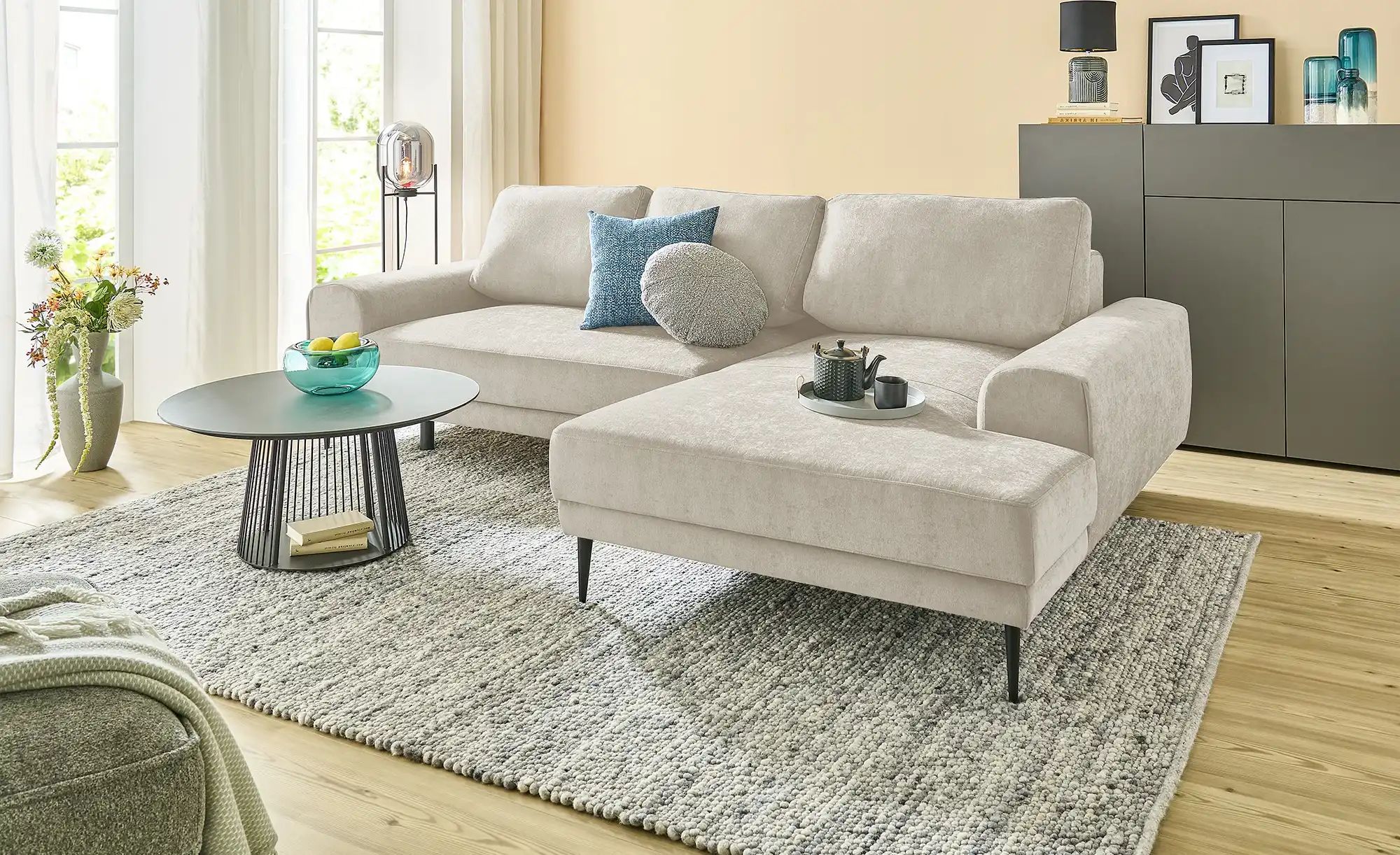 switch Ecksofa  Capitol ¦ creme ¦ Maße (cm): B: 276 H: 73 T: 175.0 Polsterm günstig online kaufen