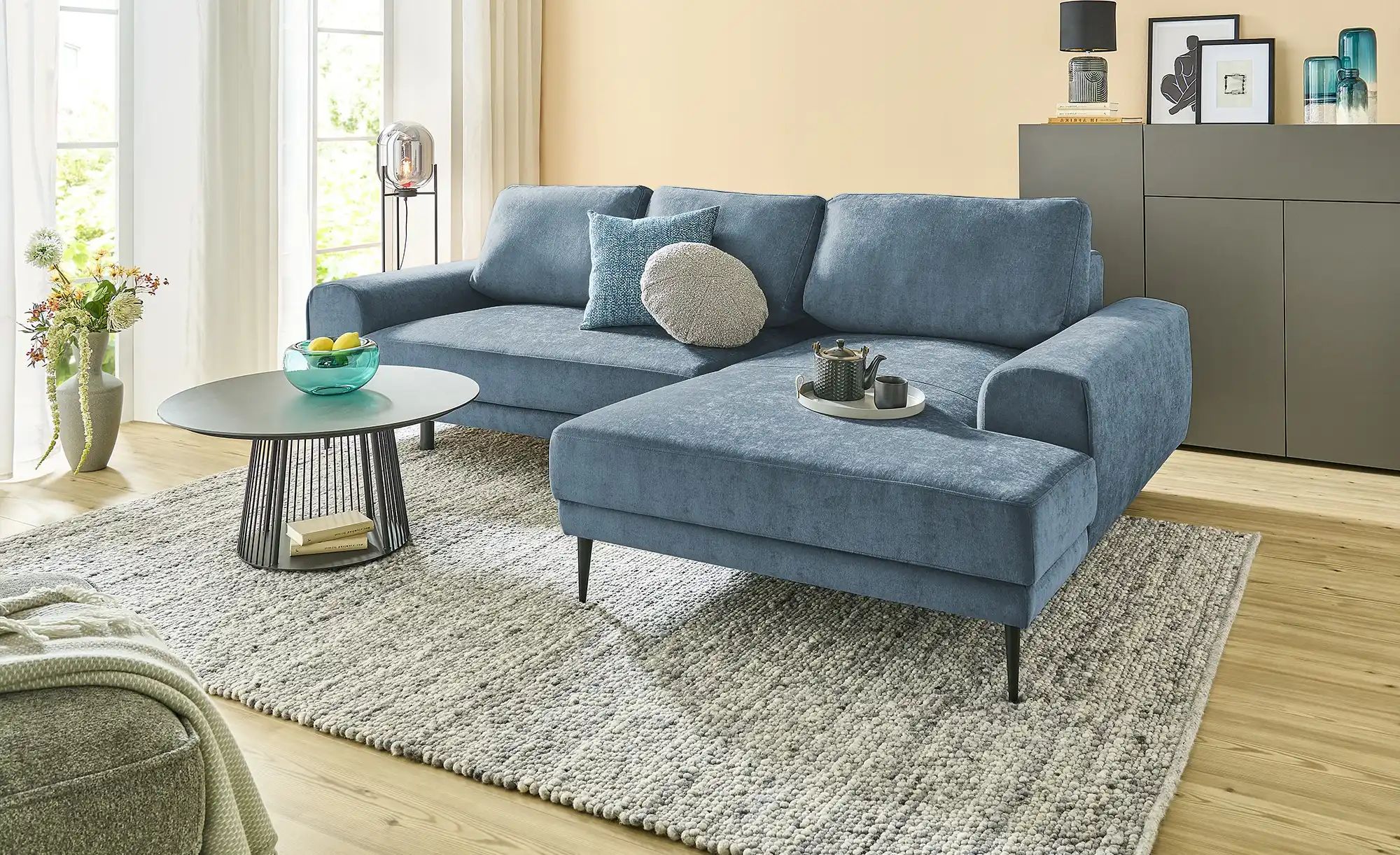 switch Ecksofa  Capitol ¦ blau ¦ Maße (cm): B: 276 H: 73 T: 175.0 Polstermö günstig online kaufen