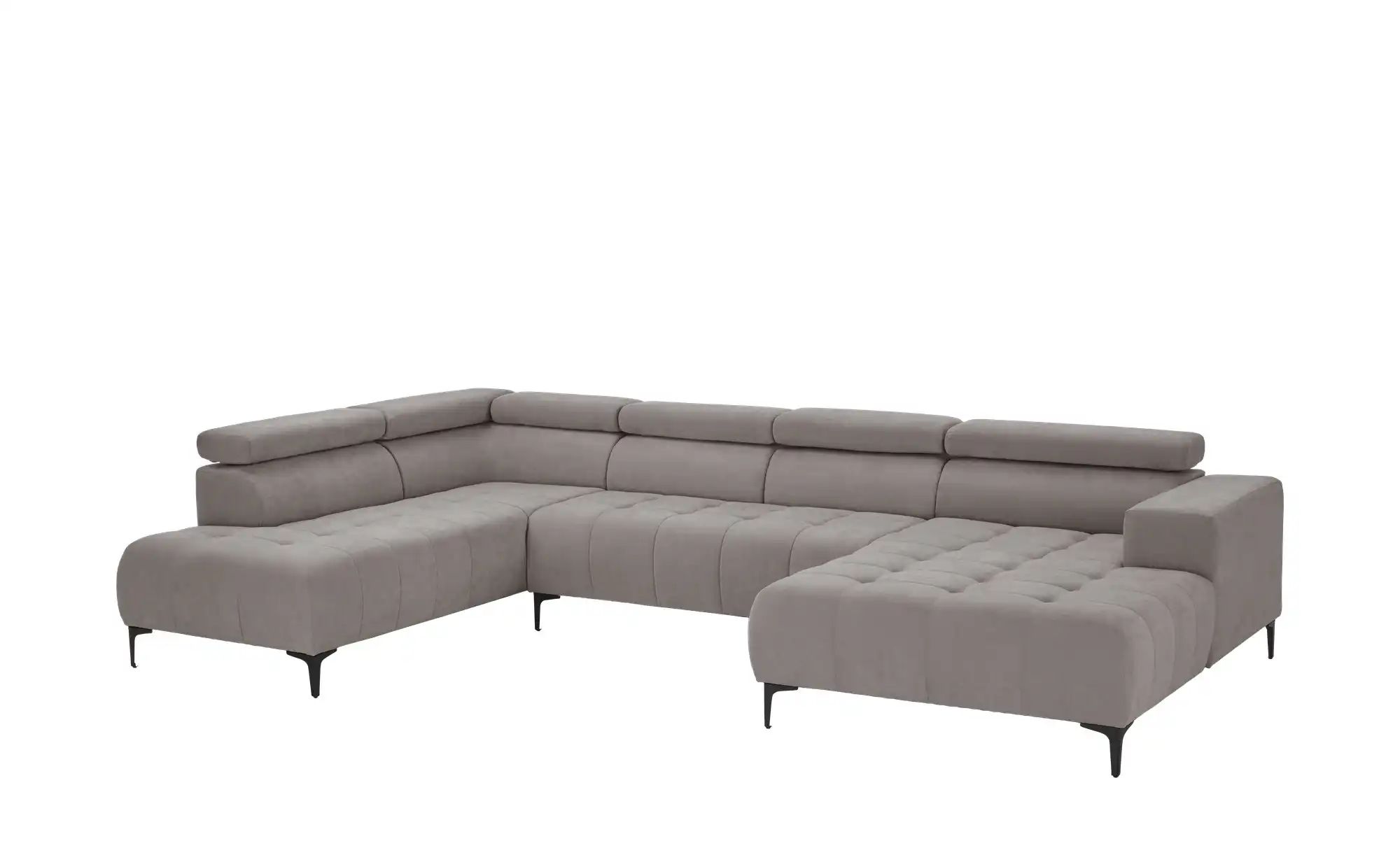 switch Wohnlandschaft  Caro ¦ grau ¦ Maße (cm): B: 350 H: 81 T: 214.0 Polst günstig online kaufen