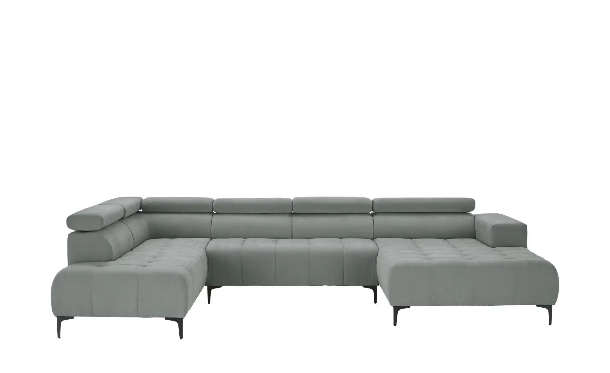 switch Wohnlandschaft  Caro ¦ grau ¦ Maße (cm): B: 350 H: 81 T: 214.0 Polst günstig online kaufen