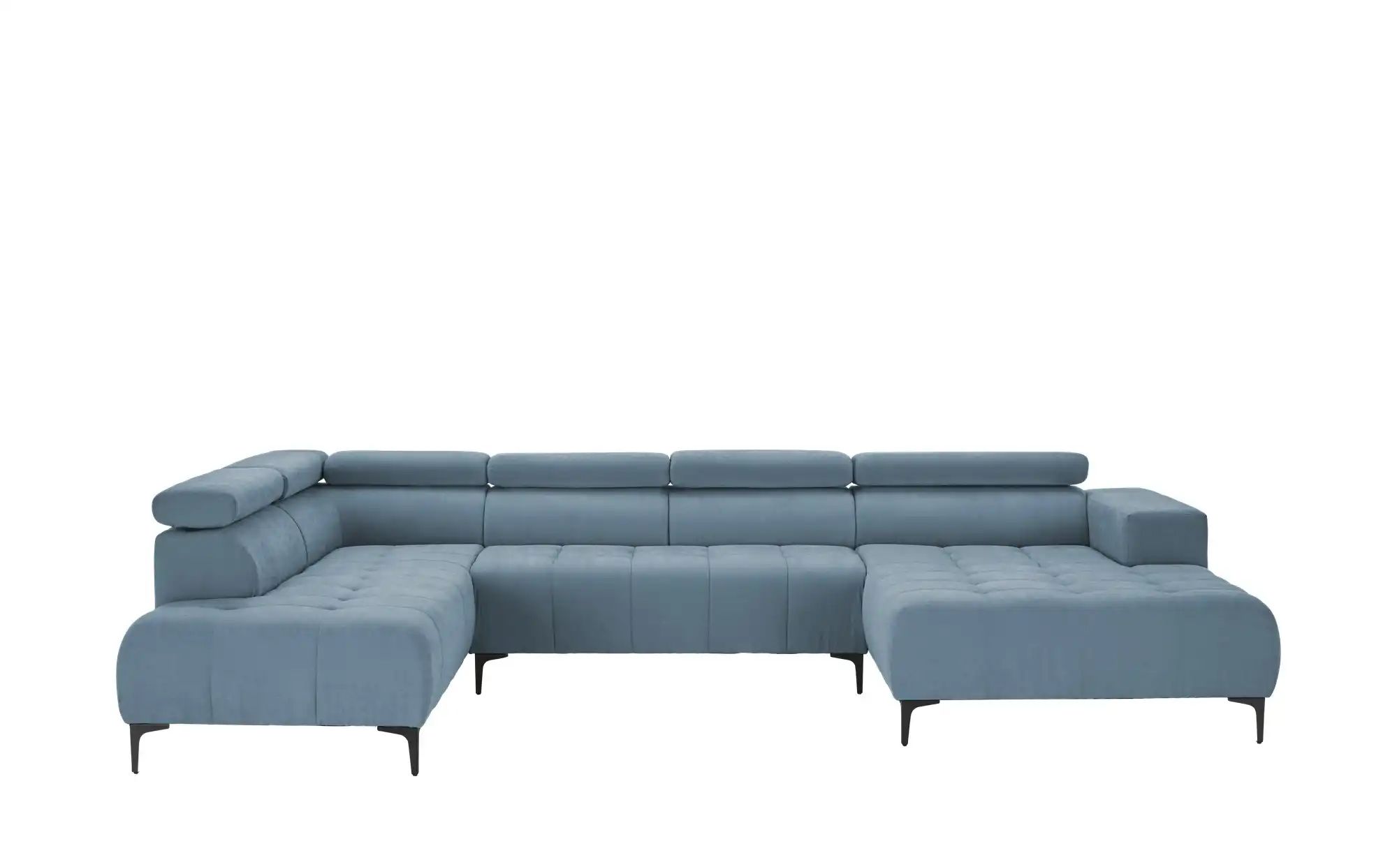 switch Wohnlandschaft  Caro ¦ blau ¦ Maße (cm): B: 350 H: 81 T: 214.0 Polst günstig online kaufen