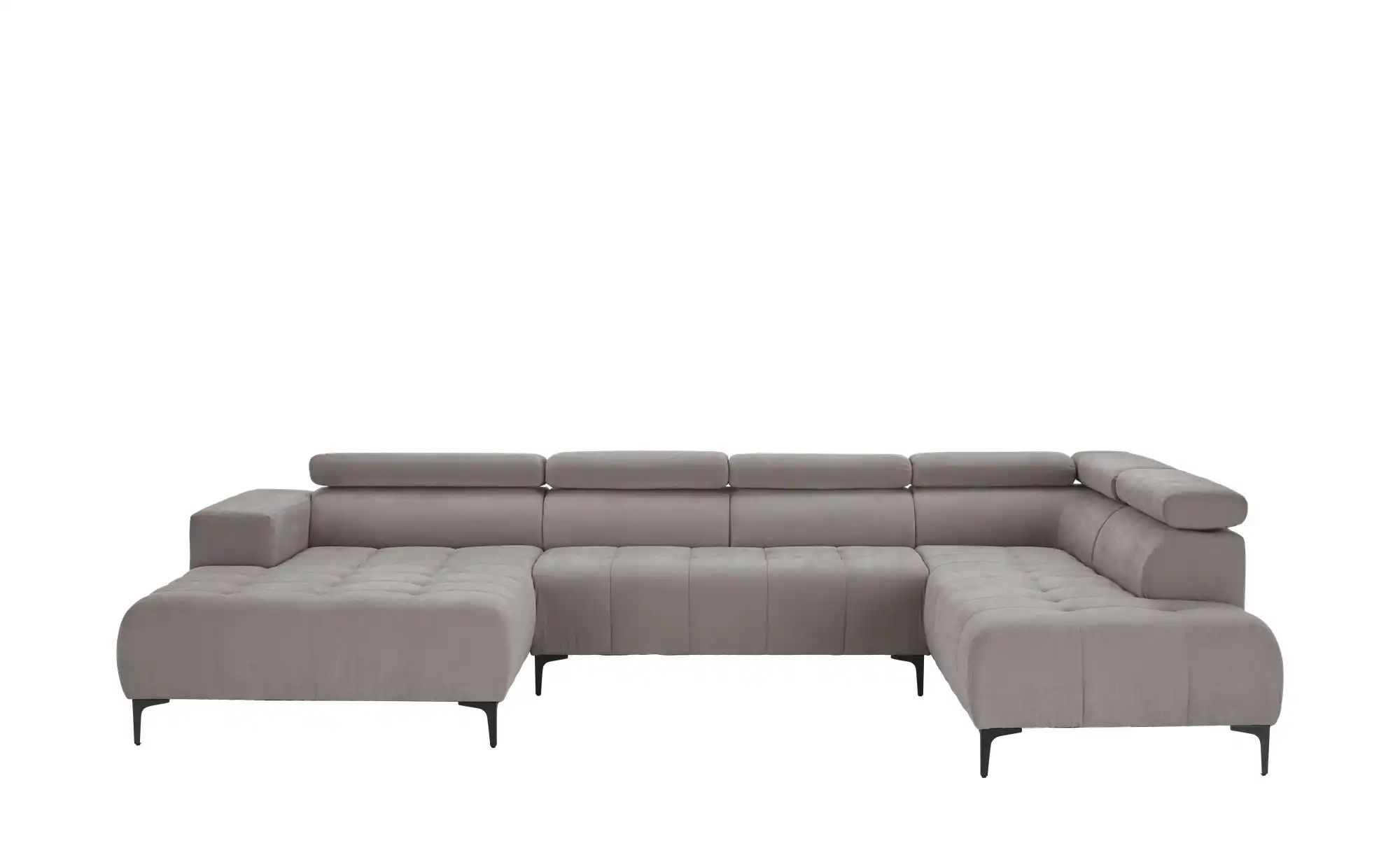 switch Wohnlandschaft  Caro ¦ grau ¦ Maße (cm): B: 350 H: 81 T: 214.0 Polst günstig online kaufen